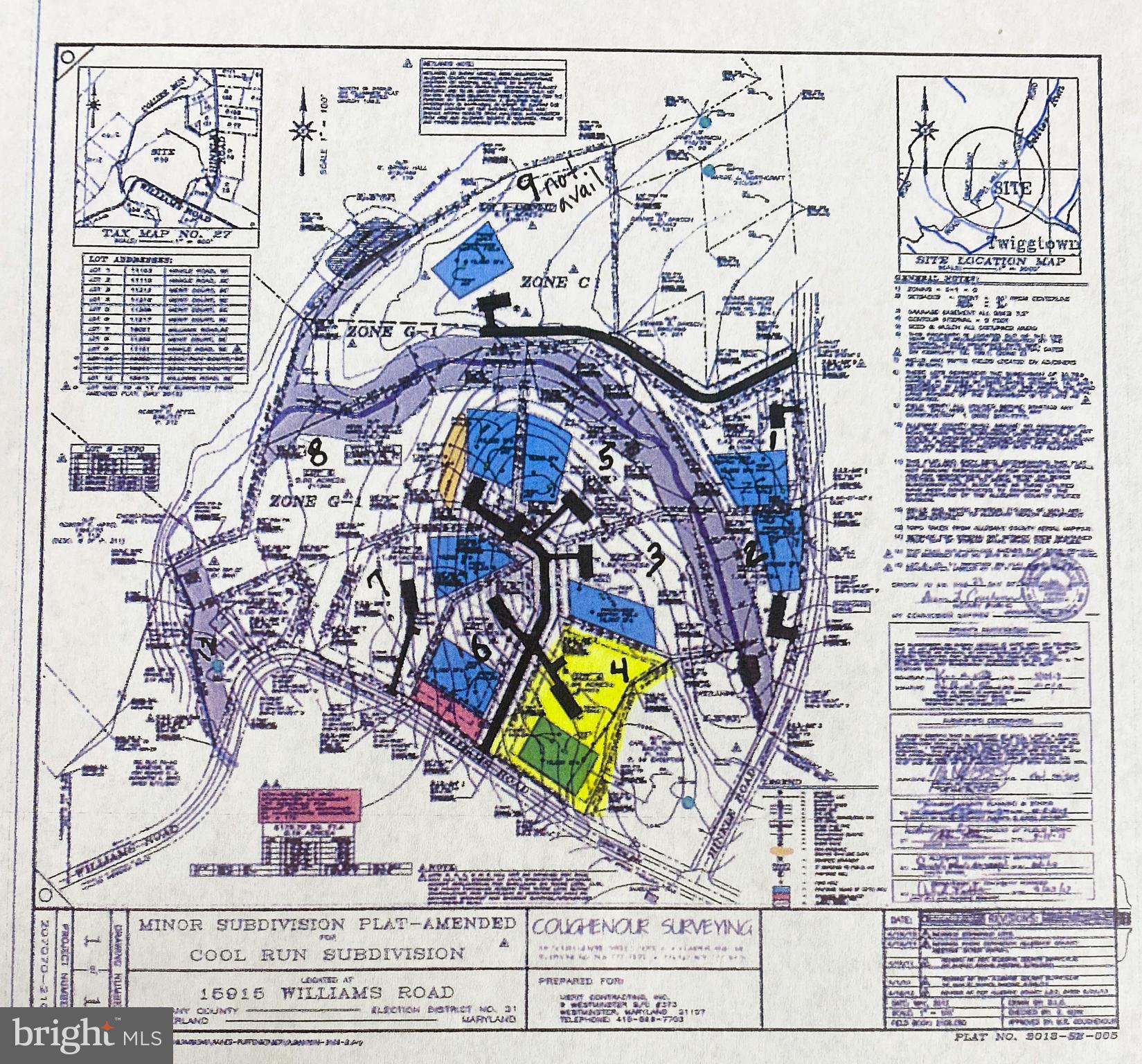 DON'T WAIT! MAKE THIS YOUR NEW HOME LOCATION! Lot #4 with 1.84 acres located in the Cool Run Subdivision and zoned residential. Seller has several lots available in the Cool Run Subdivision and will consider a discount if 2 or more lots are purchased together. Escape to tranquility with this parcel nestled in the peaceful Cool Run Subdivision. Escape to tranquility with this parcel nestled in the peaceful Cool Run Subdivision. On the 1.84 acres, there is plenty of space to build your dream home. Located in a quiet, serene neighborhood close to public hunting land. Whether you are dreaming of building a home in the woods or simply want a peaceful weekend escape, this property offers flexibility and charm in a natural setting. Location is close to in-city amenities with UPMC, Downtown Cumberland, The Great Allegany Passage for Hiking and Biking, Scenic Railroad, Rocky Gap Lodge and Casino, Allegany College of Maryland, and Frostburg State University are all within minutes away. Approximately 1 hour from Deep Creek Lake and 2 1/2 hours from the big cities such as Baltimore, Washington, Pittsburgh, and Richmond. Don’t miss this opportunity to own a beautiful piece of land! Lot #3 Has A Soil Percolation Test From April 28, 2008 On File With The Allegany County Health Department And Is Included In The Documents. Buyer and Buyer Agent Are Responsible For Due Diligence For Both The Well And Septic--Neither Currently Exist. Lot #4 Has A Soil Percolation Test From April 28, 2008 On File With The Allegany County Health Department And Is Included In The Documents. Buyer and Buyer Agent Are Responsible For Due Diligence For Both The Well And Septic--Neither Currently Exist.
