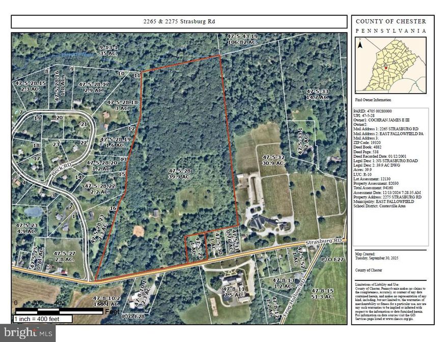 Welcome to a rare and remarkable opportunity to own two parcels offering over 40 acres of serene countryside, perfect for equestrian enthusiasts, hobby farmers, or anyone seeking space, history, and potential.
At the heart of the 39.9 acre parcel sits a classic 1790’s stone farmhouse, full of historic charm and ready for restoration. While significant structural work has been completed, the home requires a full interior rebuild—or start fresh and build your dream home in its place.
Equestrian features include a fully rebuilt 7-stall horse barn, large riding rink, multiple trails, and two paddocks. 
The land offers a mix of open pastures, wooded areas, rolling terrain, a flowing stream and a charming springhouse that all add to the idyllic scenery abundant in every direction. While some tree removal and general maintenance are needed, the property is a true blank canvas ready for your vision.
With almost 40 acres of land and no restrictive easements, this property also presents a prime opportunity for land developers. Whether you envision subdividing, creating a private estate community, or exploring agricultural opportunities, the possibilities are wide open. The property offers ample road frontage and a layout conducive to future projects.
Also available on an adjacent, 1-acre parcel is a bright and inviting three bedroom, three bath, bi-level home featuring hardwood floors, abundant natural light, and versatile living space. The 39.9 acre parcel of land is available separately or bundled with the 1-acre parcel and home.
Now is the time to bring your vision to life on these picturesque parcels in the most coveted county in PA!