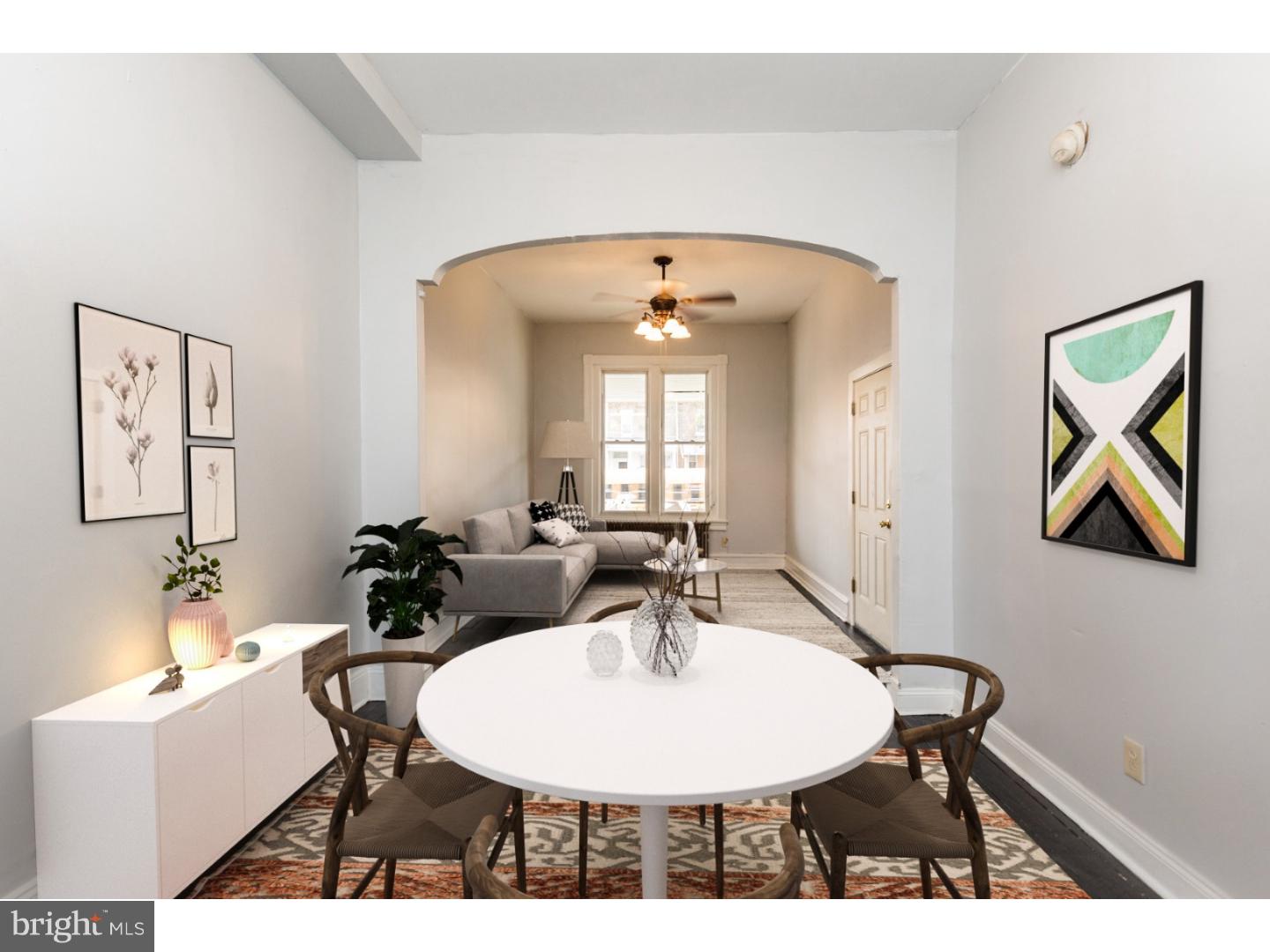 Available Now Leasing Special: $1,099/mo for a 18 month lease or $1,150/mo for a 12 month lease. Located just off of Fairmount park in the West Philly neighborhood of Philadelphia, this triplex just got a complete remodel and is ready to welcome it's first tenants! You'll be a quick commute to center city, with trolley routes just outside your door, and easy highway access. Close proximity to University City and MLK Drive. Features include new hardwood floors, laundry in-unit, storage space, new lighting fixtures, and large windows for a bright and airy feel throughout. You'll love the wide open living/dining space that makes up the front section of the unit. Continue back through the kitchen, which has been updated with minimalistic shaker cabinets and appliances including your washer and dryer for added convenience. There are two entrances to the unit-- one in the living room, and the other which opens up into your hallway, leading back to your bedrooms and bathroom. Each bedroom has high ceilings, ample closet space, hardwood floors, ceiling fans, and lots of window light. The rear bedroom has exclusive access to your backyard, and would also be ideal for an office or den. Schedule your showing today! Generally, first month, last month, one month security deposit due at lease signing. Other terms may be required by landlord. $45 application fee per applicant. Pets are conditional on owner's approval and may require an additional fee, if accepted. (Generally $500/dog and $250/cat). Tenants responsible for all utilities: $50/mo flat water fee, gas, electricity, cable/internet.