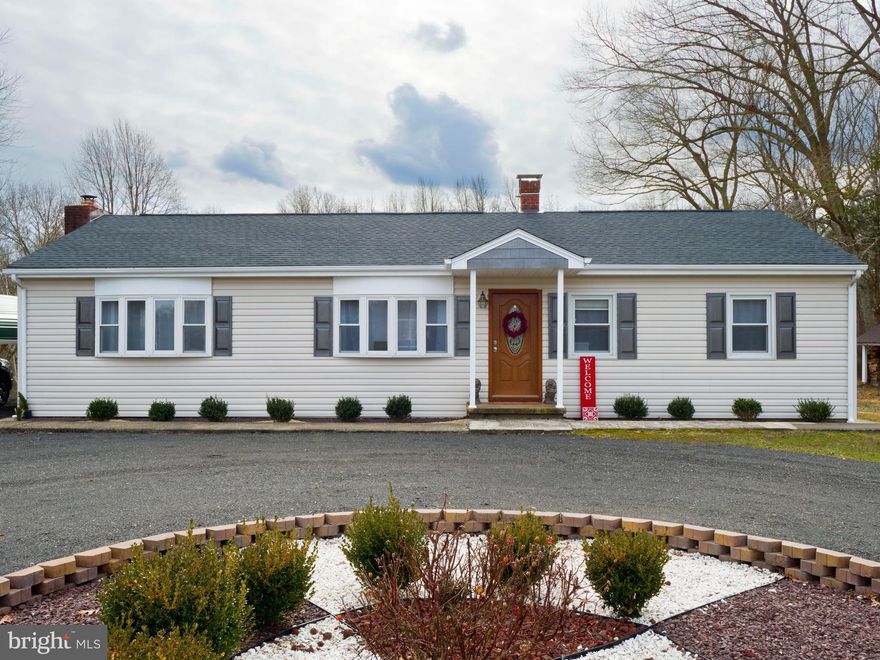 Location Location Location, near 235 for an easy commute to DC less than an hour, Waldorf 20 min, Pax River 30 min, so convenient to everything. No HOA. One level rambler on 2.7 acres flat land,  circular driveway for easy and spacious parking, carport for additional parking. Privacy on the back yard, unfinished basement for storage or use your imagination and finish it for additional living space. Brand new roof with 30 years of lifespan shingles. A wood fireplace will save you on electricity during cold winter times. Recessed LED lighting and energy star efficient appliances. Sellers were planning to stay in the house for decades so they did a lot of quality work to make their life comfortable. The walls and ceiling were redone for the purpose of adding new R-13 insulation to keep the house energy efficient.  Newer washer and new water heater. The tax record is incorrect, the house is around 1500 sq feet. Contingent on seller finding home of choice.