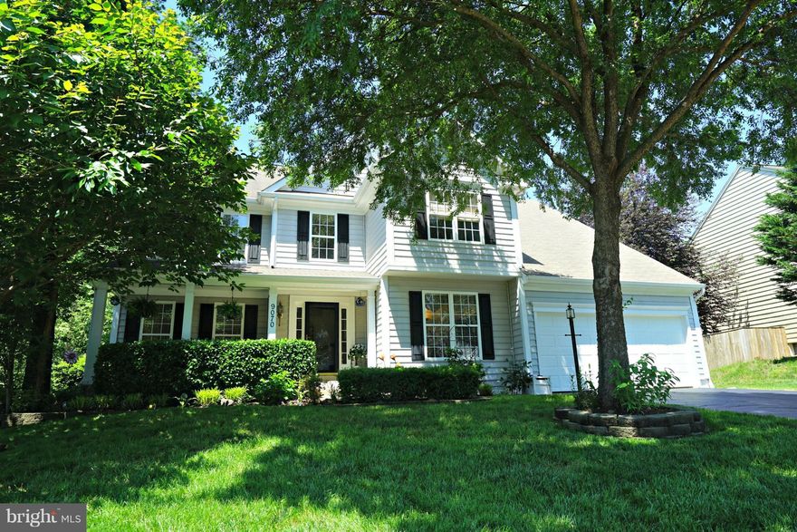 Welcome Home!  Lots of finished space for the price!  Private, tranquil backyard backing to trees features huge relaxing screen porch and Hot Tub!  Impeccably maintained and in top notch condition!  Very desirable design with open foyer, separate study, and two story family room! Fully finished basement with full bath, theatre room, and bonus room that can be used as 5th BR!  Can settle quickly!