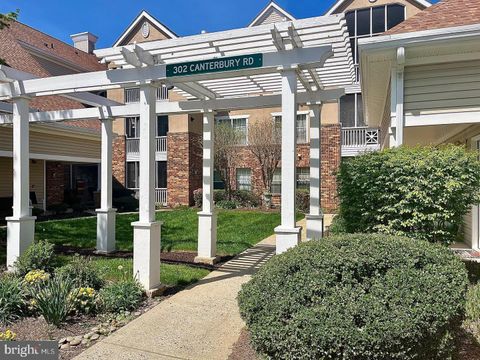 302 CANTERBURY ROAD E 302-E BEL AIR MD 21014