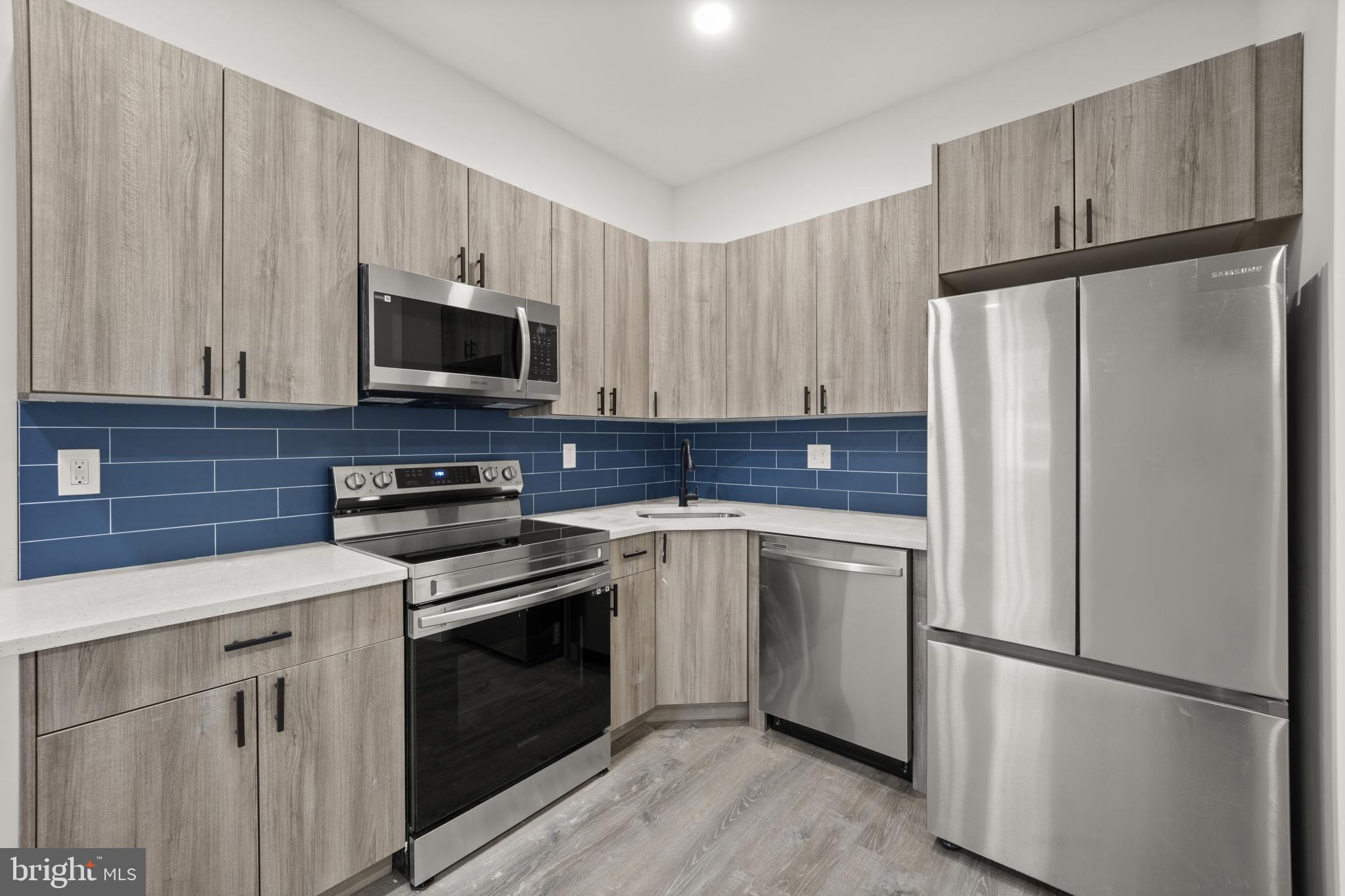 This newly renovated 2 BR/ 2 BA apartment is in the Nicetown-Tioga section of North Philly. Features, hardwood floors, all stainless-steel appliances, washer/dryer, and private back yard. Only $1,476/mo. Tenant pays electric and $25 for water. 2 mos. security deposit plus first month's rent is required to move. $35 per person application fee. Cats are OK. Available NOW. Section 8 vouchers welcome. Schedule your showing today!