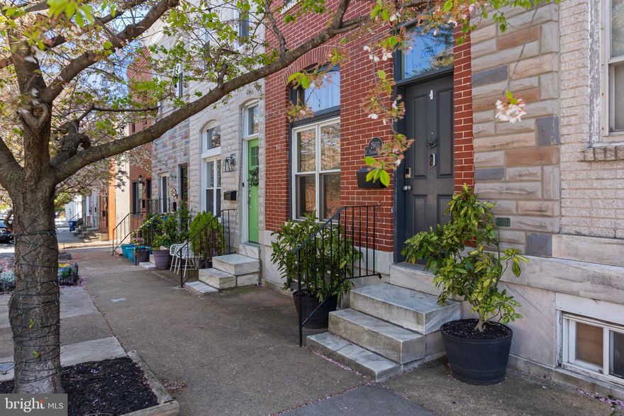 BEAUTIFUL BRIGHT AND SUNNY, STRIKING HOME 1 BLOCK FROM PATTERSON PARK.  THIS HOME HAS A  CHARMING -CLASSIC FEEL WITH MODERN TOUCHES WHERE YOU NEED THEM. WIDE AND PLEASING FLOOR PLAN  OFFERS AN  OPENNESS THAT IS UNIQUE .  MODERN KITCHEN WITH ISLAND, STAINLESS APPLIANCES, SILESTONE AND BUTCHER BLOCK COUNTERTOPS,  TILE BACKSPLASH AND TILE FLOORING.  UPPER LEVEL WITH SPACIOUS PRIMARY BEDROOM AND LARGE CLOSET, SECOND BEDROOM AND OPEN DEN ALL WITH WOOD FLOORS.  BASEMENT OFFERS TONS OF SPACE FOR STORAGE. BACKYARD IS DELIGHTFUL AND PRIVATE WITH ACCESS TO UNIQUE SECURE GATED ALLEY.