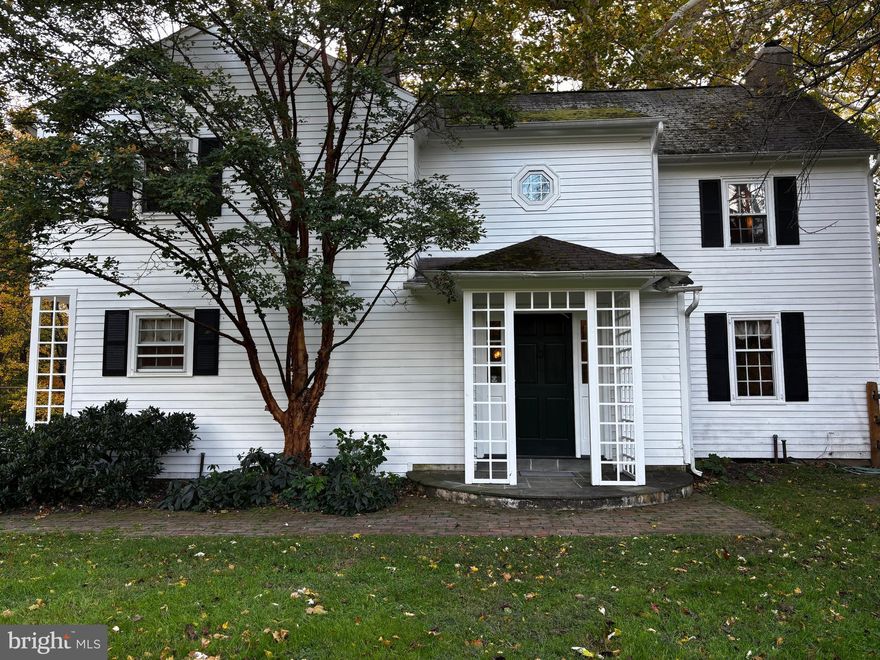 Lovely 3 bedroom, 2.5 bath single, move-in ready,  historic 1800's  country home situated in a quiet wooded  setting with original wide planked wood floors on the Andalusia Estate, conveniently located in Bucks County, Bensalem township, easy drive to Philly & Princeton, NJ bridges, major highways I-95, Street rd, Rt. 1, PA turnpike, train & public transportation close by. A large sized country kitchen with 2 ovens,  cooking island, refrigerator, dishwasher & loads of counter space, convenient laundry room with washer/dryer just off the kitchen, open concept living room/dining area ( several fireplaces are now decorative). Enjoy the flora & fauna passing through the wide open spaces and gardens! A short walk to the river, bike ride to the park and boat launch at the Neshaminy State Park! A single covered garage, small formal garden, space for a vegetable garden, fenced in yard as well as numerous architectural features are part of this traditional home! Discover a healthy, simple, uncomplicated lifestyle in a peaceful spot!