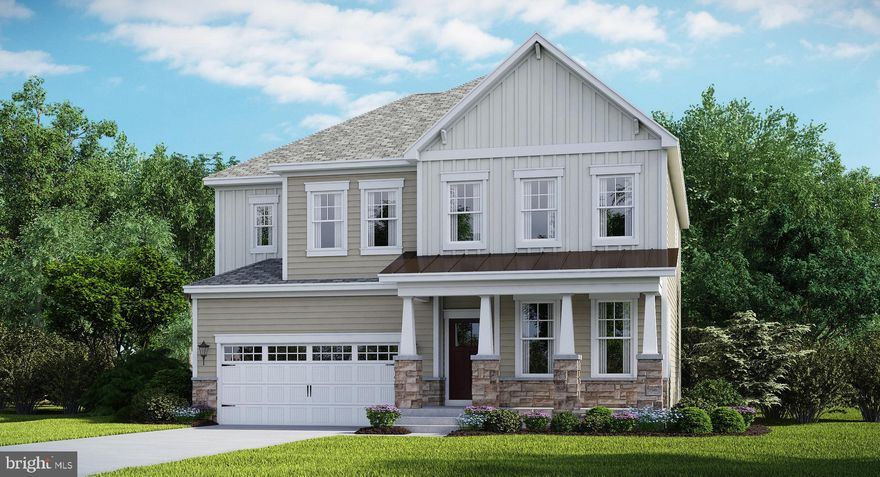 June delivery! This brand-new home is the perfect match for all of your family's needs! This home offers 3 different levels of living space, with 4 bedrooms located on the second floor and 1 bedroom in the basement.  The home has 4.5 bathrooms, with 3 of them being on the second level with the bedrooms.  There is also a half bath on the first floor, that is perfect for all of your guests! The finished basement has a walkout exit and an additional full bathroom, as well!  Photos are for illustration purposes only!