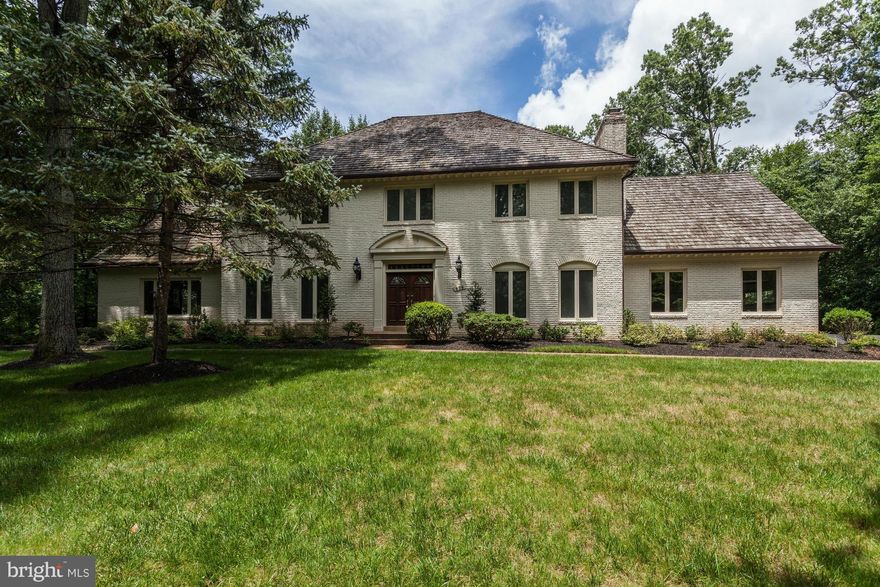 Custom built colonial offering class & outstanding value * Incomparable in this price range & location *  Sited on 5 private acres, w/ 6,000 sf of elegant living w/ large, open, sun drenched rooms with scenic views * Generous room sizes * Flows perfectly for entertaining * Walkout lower level w/ in-law suite *Breathtaking backyard w/ expansive slate patios, Fieldstone sitting wall & large deck