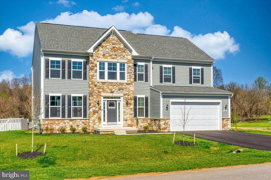 Welcome to this immaculate, newly built 2024 home where modern design meets everyday comfort! With 4 spacious bedrooms, 2.5 bathrooms, and a host of thoughtful upgrades, this home is move-in ready and designed for the way you live today.
From the moment you arrive, the stone front elevation and 2-foot extension hint at the elevated style found throughout. Inside, you'll be greeted by luxury vinyl plank flooring that spans the entire main level—durable, stylish, and perfect for busy households. Upgraded wood stairs lead to a bright upper hallway and a luxurious owner’s suite, both featuring the same rich flooring for a seamless, elegant look.
At the heart of the home is the gourmet kitchen, a dream for any home chef. Outfitted with high-end finishes, ample cabinetry, and an upgraded refrigerator, it flows effortlessly into the open-concept living and dining areas. Adjacent to the kitchen, the light-filled morning room offers the perfect spot to enjoy coffee or casual meals while overlooking the backyard.
Need space to work from home? A private office on the main level provides a quiet, comfortable workspace tucked away from the main living areas. In the great room, a sleek electric fireplace adds warmth and ambiance with a modern flair—ideal for relaxing or entertaining.
Upstairs, all four bedrooms are generously sized, offering comfort and flexibility for family, guests, or additional work or hobby space. The owner’s suite features a soaring cathedral ceiling, walk-in closet, and a spa-like en-suite bath complete with an upgraded glass shower door and refined finishes.
Step outside to a fully fenced backyard with low-maintenance vinyl fencing, offering privacy and room to relax, garden, or play.
With its prime location, modern layout, and countless upgrades throughout, this stunning home blends convenience, comfort, and contemporary style—all without the wait of new construction.