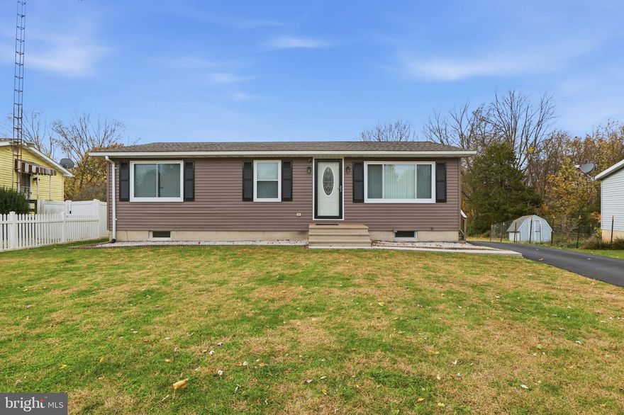 Welcome home to this adorable and thoughtfully updated 3-bedroom, 1-bathroom rancher offering comfortable one-level living and plenty of warmth and character! Replacement windows throughout the first floor enhance natural light and energy efficiency, while the heat pump with electric baseboard backup provides reliable comfort year-round.

The inviting layout features a dining area conveniently located next to the kitchen, making everyday living and entertaining easy. The fully finished basement offers plenty of room for entertaining, relaxing, or hobbies—perfect for movie nights or get-togethers.

Step outside to a spacious patio and fenced-in yard, ideal for kids, pets, or outdoor fun. An oversized detached two-car garage and generous driveway provide ample parking for guests and everyday convenience.

Located in the Conewago Valley School District, this home combines thoughtful updates, great space, and a wonderful setting—all ready for you to move right in!