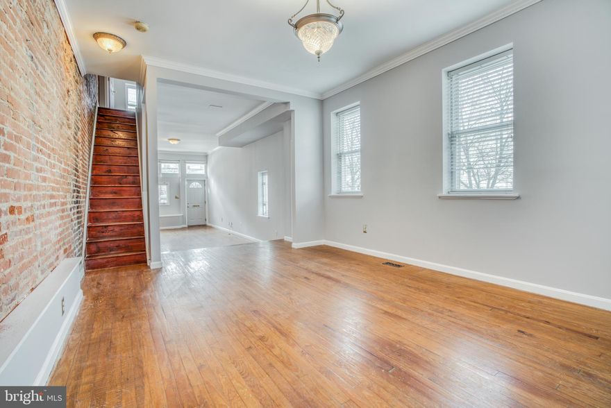 Incredibly large space- End of Group in Locust Point- 4  bedroom- 3.5 bath with extra room in basement. Perfect for roommates-Near Under Armour and the water- Close to Hull Street Blues- walking distance to shops/market/gym- Fort McHenry- Wood floors- stainless appliances- half bath on main- huge living room- Large enclosed back for entertaining and roof top deck for sunny days! Inquire within- for a new place in 2020!