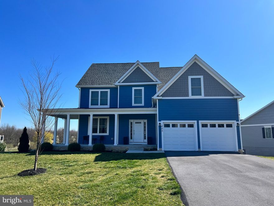 Custom built home in desirable neighborhood close to downtown Shepherdstown. Open floor plan on the main level. Custom wardrobes in bedroom closets. Large primary walk-in closet and primary bath with heated floors. Gourmet kitchen  with Kitchen Aid appliances, proofing/ double ovens, and lots of cabinet space! Enjoy the views of the trail from your wrap around porch or deck. Fenced back yard makes the property move in ready. It's a must see; you won't be disappointed!