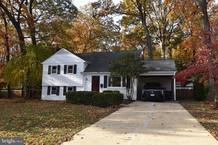 Beautiful 3 bed/2.5 bath single family detached home in a great location conveniently located near West Falls Church Metro and Dunn Loring Metro. Authentic hardwood floors on all 4 levels, large bedrooms, updated Kitchen and bathrooms, large sun-soaked windows with views to the large landscaped and fenced back yard, with shed and fire pit. Large basement rec area with wood-burning fireplace, a half-bath, and laundry/utility room. New paint throughout!  Large car port with extra-long driveway. Available immediately, move-in ready, must see! Dogs are welcome, sorry no cats.