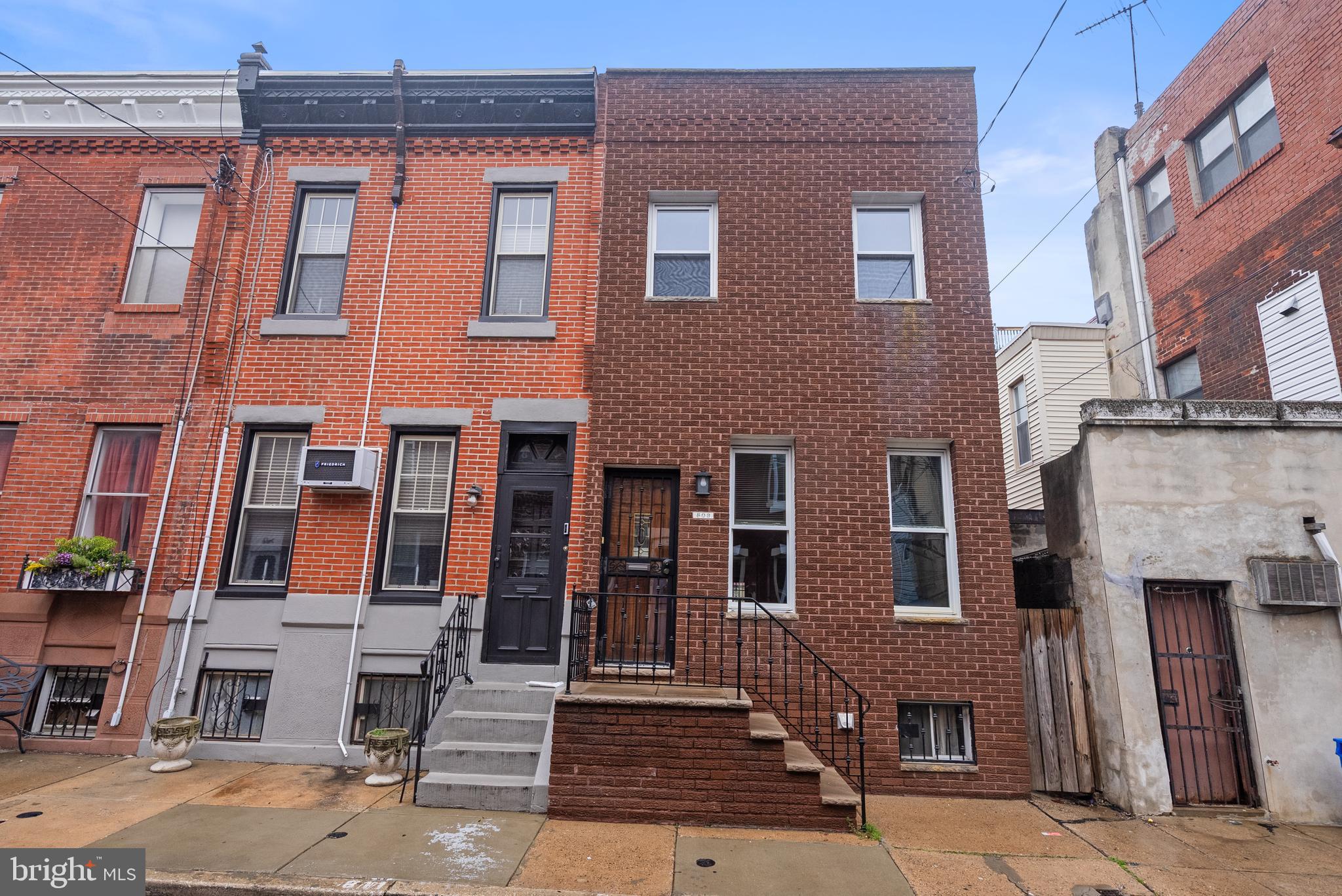 Welcome Home! Lovely Passyunk Square updated 3 Bedroom, 1.5 Bath End of Row Home! Located steps to East Passyunk Avenue, Cheesesteak Vegas (ie Pats and Genos), the 9th St Italian Market and so much more! This is the one you've been waiting for. Walk in to a nice-sized living room with beautiful hardwood floors; half bath; separate dining room that is perfect for entertaining. The kitchen is full and has a good amount of cabinets and counter top space. From the kitchen, enter the lovely back yard patio - make your own green oasis! The basement is full and clean with all mechanical systems and laundry area. The home has radiator gas heating. The second floor has three nice-sized bedrooms with closet space and a 3-piece ceramic tile bathroom. Well-kept home in a lovely location! Conveniently located to major highways, public transportation, the airport, Center City Philadelphia and so much more! Make your appointment today!
