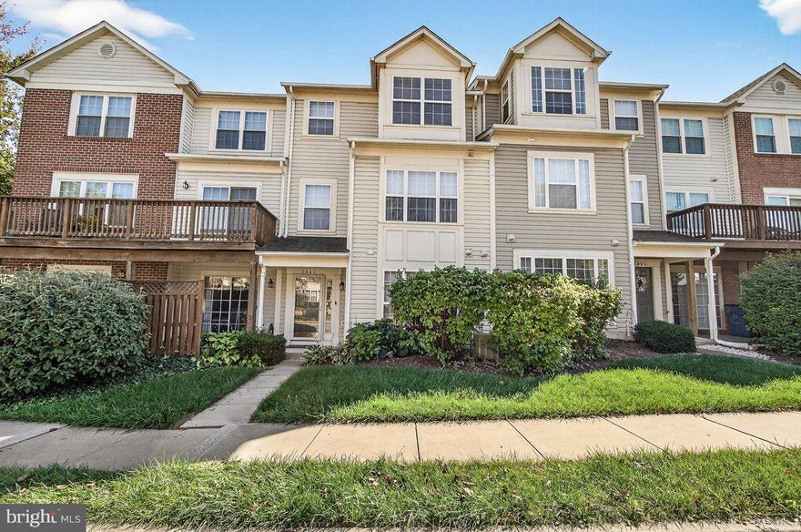 Welcome to this spacious, open floor plan condo!  2 HUGE primary suites with soaking tubs and showers in each bathroom.  Primary suites on 2nd and 3rd levels.   Plenty of storage and closet space!  Large kitchen, family room,  dining room with a special area for office or den all on main floor.   Enjoy your morning coffee on your private front patio.  The outside grounds and roof are maintained by the association. Convenient to restaurants,  grocery stores and shopping.  Walk to the tot playground and swimming pool.  Close to the Monocacy river where you can launch your kayak/canoe.  This is a must see property!  See how you can make it reflect your personality!