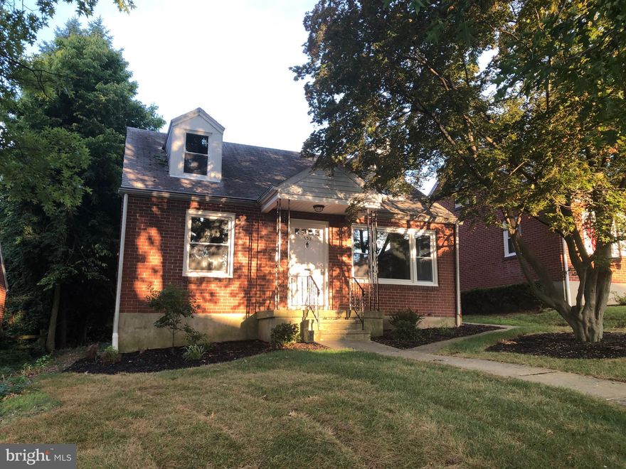 Completely redone inside all brick cape in Shillington. Contemporary Flair throughout with new kitchen and bathrooms and stainless steel appliances. 4 bedroom 2 full baths and partially finished basement. New central air just put in and it has economical gas heat. One year home warranty at full price and immediate possession!