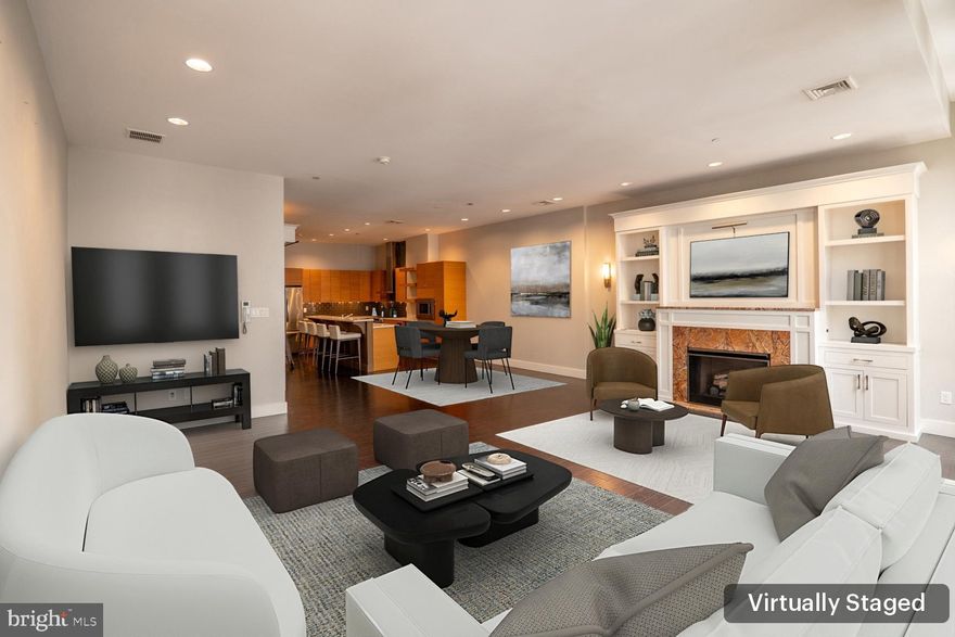 Attention:  New York Buyers -- Unbelievable -- approx. 2176 sqft 2 bed 2 ½ bath condo at $700K in the “New 6th Borough”!!  Attention:  Investors – Seller motivated and can close quickly.  
Attention:  History-Buff and International Buyers -- Enjoy the old world walkable charm of Old City Philadelphia and enjoy the upcoming 2026 celebrations for the America 250 Anniversary.  
Attention:  US Navy and Marines -- Just steps to the recreation site of Tun Tavern.  This condo is a hidden gem waiting to be discovered.   
Luxury appointments at every turn -- soaring 10' ceilings, sizable investment in upgrades and custom built-ins, silk drapes framing six eastern facing windows in the huge living/great room area, electric shades, California closets, huge laundry closet with Bosch washer/dryer, ample work alcove/nook in master bedroom and more.
Enjoy your quiet and comfort, if you work at home, entertain with ease and space, then enjoy the city vibrancy.
The back of the Waterbridge Court building faces the vibrant S 2nd street shops and restaurants. Immediate entrance to I-95 North, 10 minutes to I-95 South, and convenient to 30th Street Station for Acela Train.  
Come take a look and you will be amazed!