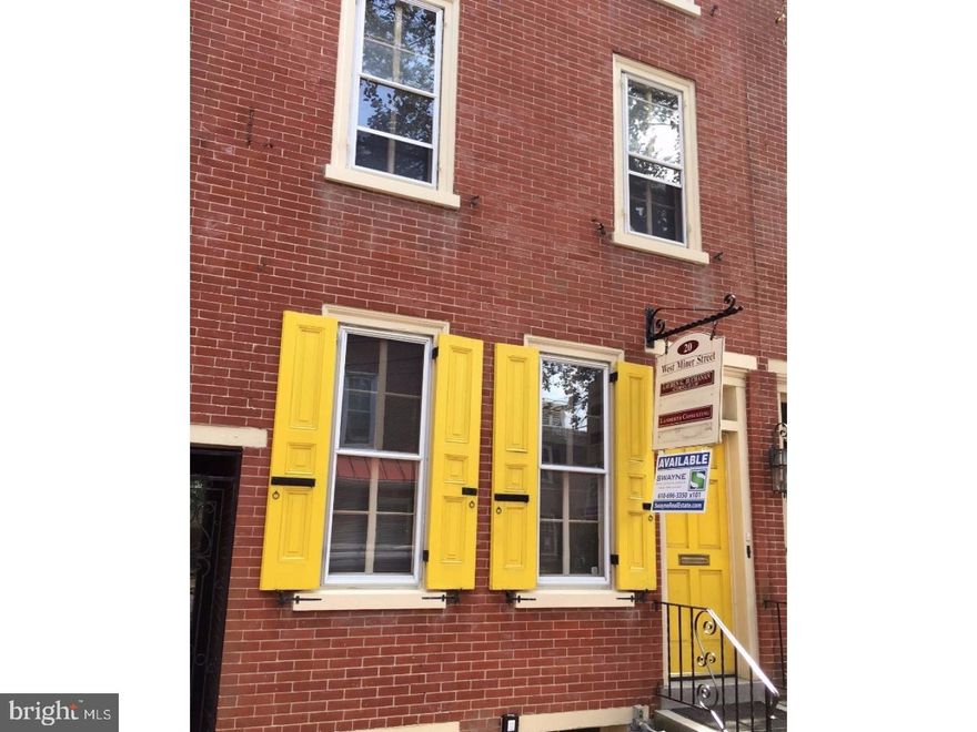 Professional office building in heart of the West Chester Borough, 1 block from downtown center/high street and 2 blocks from Justice center/market street. Available for lease is the 2nd floor suite with 2 offices, private powder room, storage closet. All Utilities included - water, sewer, trash, heat, central air, AND electricity. Building is fully wired for phone and internet. Common areas and exterior cleaning included. Parking garage directly across the street. Street signage available.