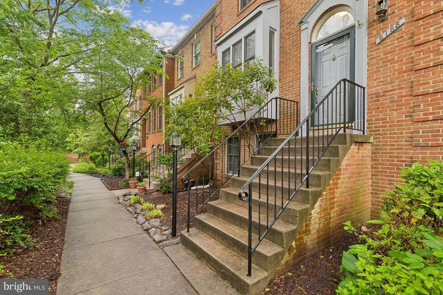 Perfect location!  Beautiful brick town home with 3 finished levels.  New carpet for entire home and freshly painted, with new stainless steel appliances on the kitchen.  Three bedrooms with primary bedroom has  ensuite and 3 1/2 total baths.  Hardwood floors in large  living room and dining room.  Gas fireplace in family room.  Walk out basement to lower deck with full bath and large bedroom perfect for in-law or au pair suite.  Fenced back yard.  Two level deck with tree line behind home.  Conveniently located near 2 Metro Stops, I-495, I395, I95, and Metro bus stops.  Easy drive to Pentagon and DC.  Close to Kingstown shopping and restaurants.    Available immediately.  Pet friendly.