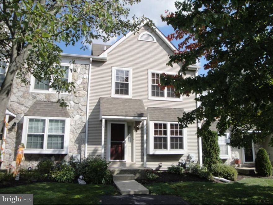 Tenants of 2 years just left this well maintained 2 bedroom town home in Lovely Cranberry Estates, Leaving you a great opportunity! This home is  Very Clean in and out with plenty of storage and living space. The cozy family room with neutral paint and d cor with upgraded carpet has plenty of natural light. The Kitchen is equipped with numerous cabinets, a pantry and work space. there are upgraded appliances: gas stove, dishwasher and microwave. Convenient bar seating with stools and a large eat in area that accommodate a large table and chairs. Access the rear yard through the new sliding doors and step onto the large private deck with stairs to the common area. The second floor features two large sunlit bedrooms and a recently upgraded full bath. There are Newer Windows throughout and all rooms have custom Bali blinds The bedrooms and Family rooms have ceiling fans. The large basement will handle all of your storage needs and the Washer Dryer and water softener is down there as well. The home is heated with efficient natural gas that keeps utility bills low. The long driveway can accommodate 3 cars!! Neighborhood features park, walk trails, basketball courts, walk to Perkiomen Trail and schools. If you are looking for a top notch lease property, this is it! Pets may be considered with accepted lease application. Landlord pays all association fees