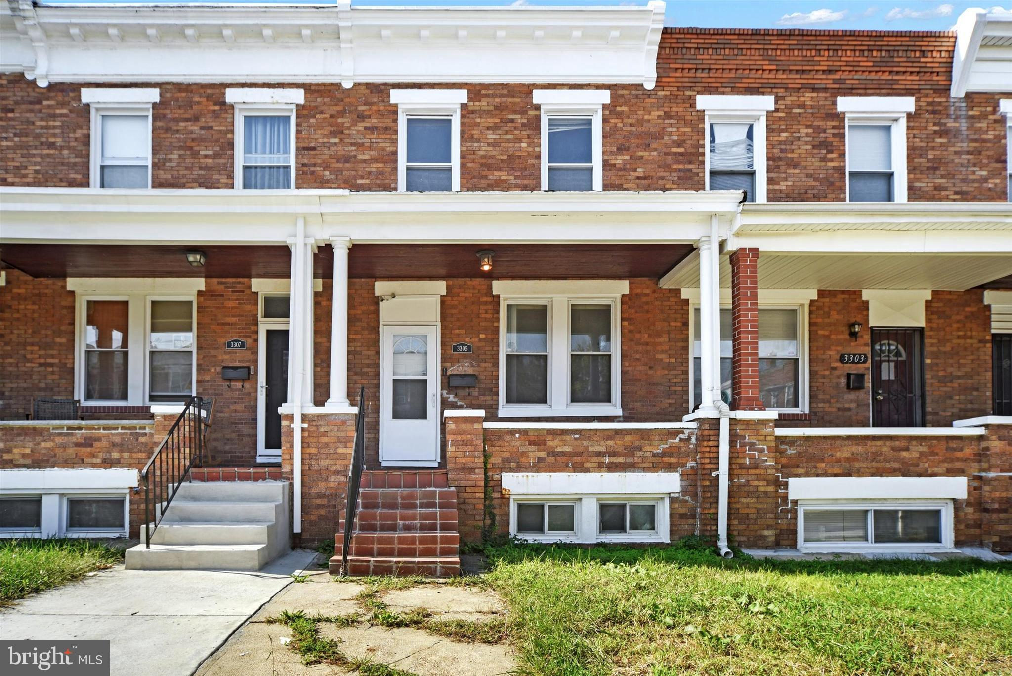 Discover this charming brick home featuring 3 bedrooms, 1 bath, and a spacious open floorplan, located in the heart of Baltimore, MD. This home boasts beautiful hardwood flooring throughout 2 levels, adding warmth and character to the interior. A cozy covered front porch invites you to relax and enjoy the neighborhood. The kitchen includes gas cooking, and lovely breakfast nook, ideal for casual dining. The expansive lower level is unfinished, offering endless potential to be transformed into a living space that suits your needs. A convenient parking pad at the rear provides off-street parking. Ideally situated near downtown Baltimore, you'll be just minutes from shopping, dining, and entertainment. Don’t miss your chance to make this inviting home yours!