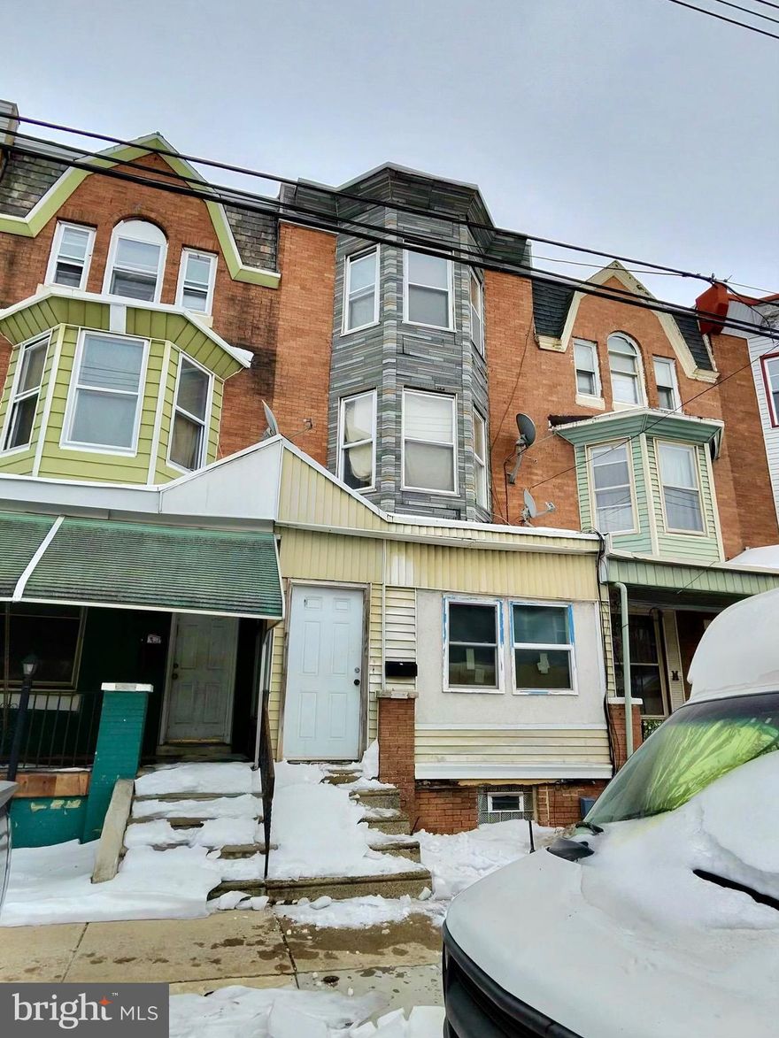 Great opportunity to restore this 3-story Philadelphia rowhome located in North Philadelphia. Property offers solid potential for renovation and customization. Ideal for buyers looking to add value through improvements or create their own vision.

The home features a traditional Philadelphia layout with multiple bedrooms, spacious living areas, and a full basement. Conveniently located near public transportation, shopping, schools, and major roadways.

Property is being sold as-is. Buyer responsible for any repairs, certifications, and due diligence.

A strong opportunity for those ready to bring this property back to life.