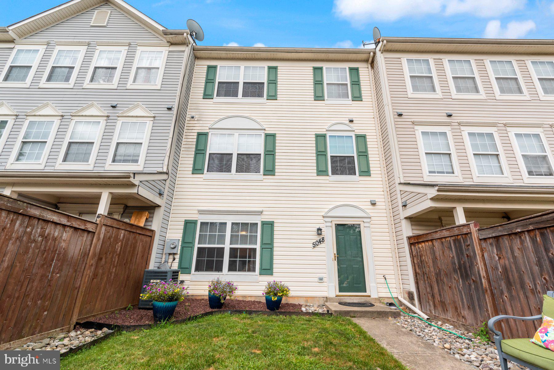 Welcome to this beautifully maintained 3-bedroom, 2.5-bath center-unit townhouse located in a sought-after Frederick community. Designed for comfort and style, the main level features durable and modern LVP flooring, while all bathrooms feature tile flooring. The spacious primary bedroom includes a walk-in closet and en-suite bath, offering a perfect retreat at the end of the day. Two additional bedrooms provide flexible space for guests, a home office, or playroom. Recent upgrades include a new roof, water heater and all new stainless steel appliances (all 2021), giving peace of mind for years to come. A private storage shed adds convenience, while the fenced outdoor space is perfect for grilling or relaxing. Enjoy access to a community pool, ideal for summer fun, as well as proximity to local shops, dining, parks, and commuter routes.
This move-in ready home blends modern finishes with everyday functionality. Don’t miss your chance to make it yours, schedule a showing today!