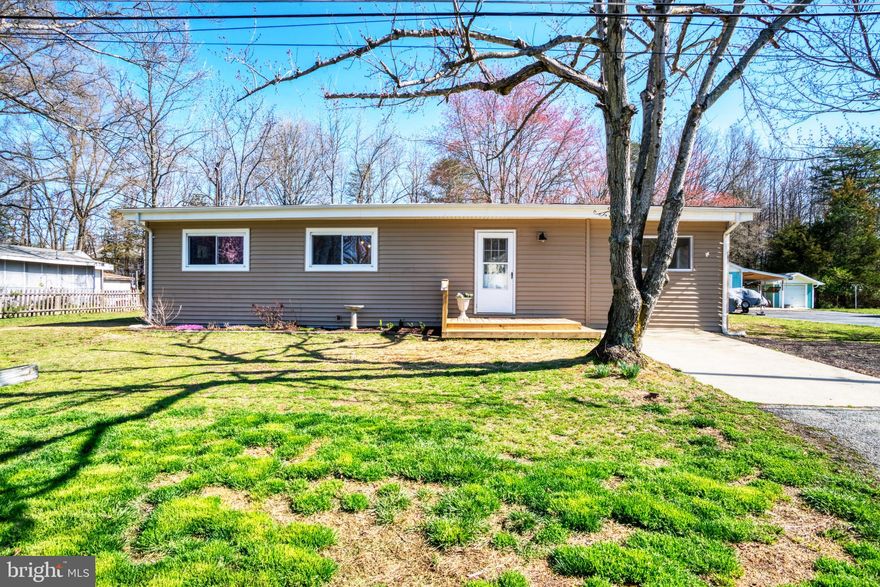 " PLEASE NOTE THE PHYSICAL ADDRESS IS -  3060 WOOSTER DRIVE, BRYANS ROAD, MD 20616".   -  DID SOMEONE SAY RAMBLER?  Yes, one level living with no stairs to climb.  This Rambler features 5 bedrooms waiting to be filled with your belongings.  Recently painted, NEW deck out front, updated bathroom, wonderful and spacious backyard, great for entertaining or for a family cookout.  This house is located on a NO through street, one way in, and one way out.  NEW washing machine and NEW Refrigerator, pellet stove to make those chilly nights extra cozy and the expanded driveway was just filled with NEW millings. This is your opportunity to make this your HOME SWEET HOME.  COMMUTERS dream, this home is centrally located for DC, MD, and VA.