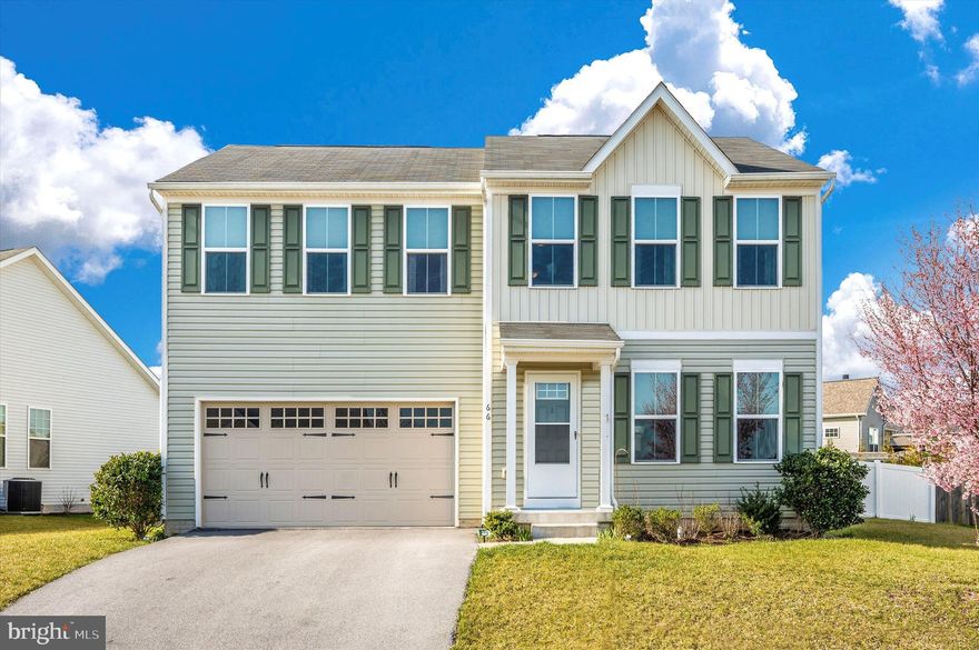 Welcome to this seven year young home located in a quiet neighborhood. You will love the open concept living on the first floor which boasts a large family room that flows into the kitchen and dining space. Adjacent to the living space you will find a powder room, a large coat closet, and a flex room you can use as a home office, hobby room, or extra play space. Upstairs you will find 4 large bedrooms, three of which feature walk-in closets. The laundry room is oversized to accommodate your needs. The Primary bedroom boasts a huge walk-in closet, and a private en-suite. The unfinished basement offers plenty of storage space and is waiting for your finishing touches. Enjoy your morning coffee or entertain on your paver patio in your large flat backyard. Convenient to shopping and major highways. This one won’t last long!  ALL OFFERS DUE BY 5:30PM ON SUNDAY 3/17/24