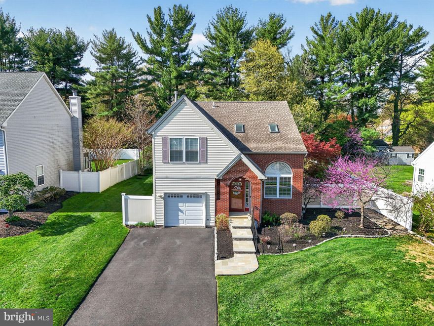 Welcome to 542 Zinn Dr, nestled in the prestigious Creek View Estates community. From the moment you arrive, you’re greeted by exceptional curb appeal, featuring a timeless brick and siding exterior, meticulously maintained landscaping, and an elegant bluestone walkway with custom wrought iron railing leading to the front entrance.
Inside, the home is filled with natural light streaming through skylights and oversized windows. Brand-new custom plantation shutters and window treatments enhance each room, highlighting the rich bamboo flooring and creating a warm, refined ambiance throughout the main living spaces.
The updated kitchen with Corian countertops opens seamlessly into the spacious family room, featuring a cozy gas fireplace, creating an ideal flow for both everyday living and entertaining. From both the kitchen and family room, rear doors offer beautiful, picturesque views of the deck and backyard, seamlessly blending indoor and outdoor living while enhancing the home’s open, airy feel.
Upstairs, you’ll find three generously sized bedrooms, including a primary suite with a private en-suite bathroom, along with an additional full bathroom in the hallway. All bedrooms feature custom closets, adding enhanced storage and a clean, well-finished touch throughout the upper level.
The fully finished basement expands your living space with tiled flooring throughout and two additional rooms, perfect for a private office, fitness studio or playroom.
Step outside to a spacious rear deck overlooking a large backyard—an ideal setting for entertaining, relaxing, or enjoying peaceful outdoor moments.
This beautifully maintained home is truly move-in ready, offering comfort, style, and versatility—and it will not last long on the market. Schedule your private tour today!