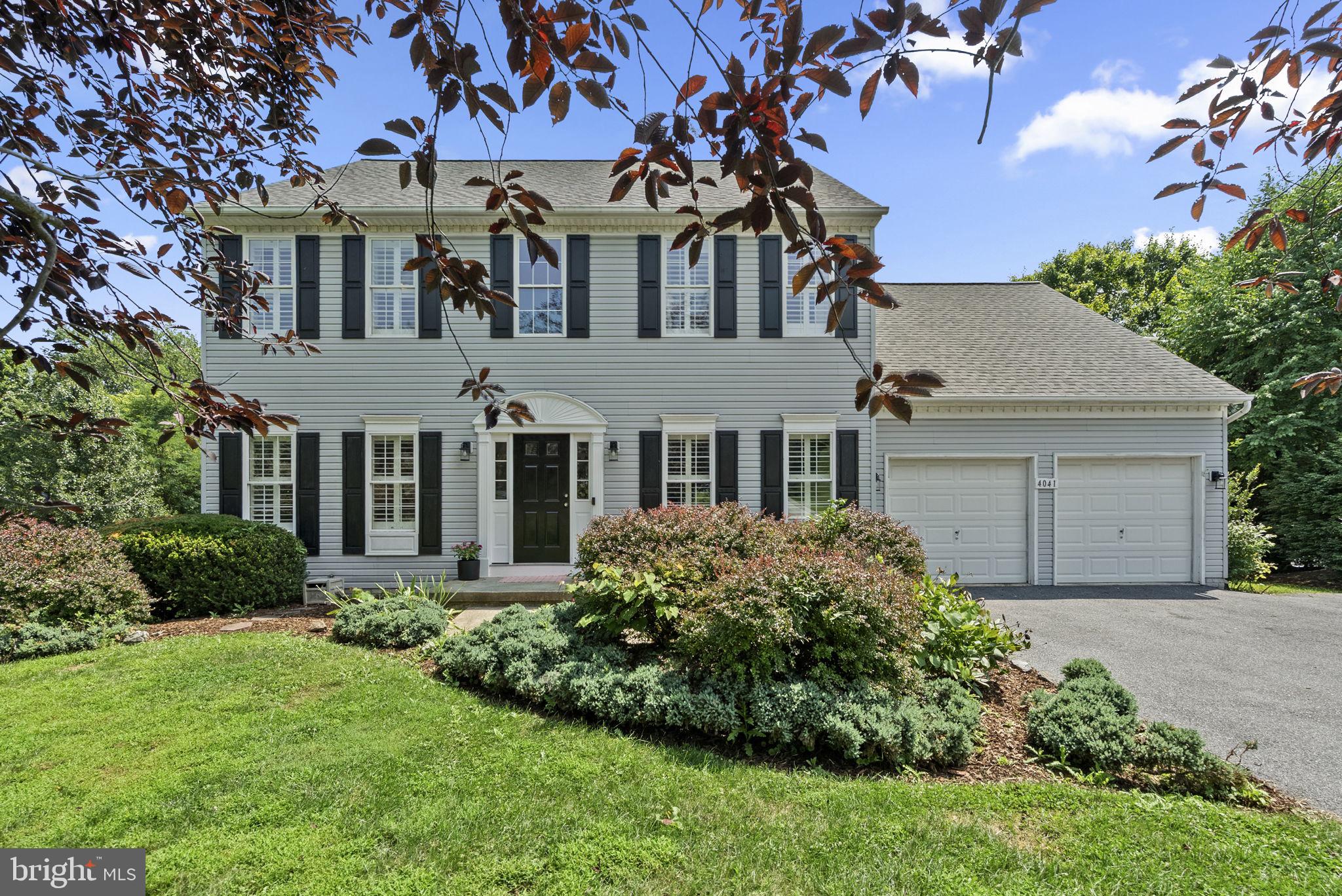 Welcome Home! Do not miss this beautiful home in the Samhill Estates. Featuring 5 bedrooms, 2 full bathrooms, and 1 half bathroom. As you walk up, you’ll notice the expansive driveway and 2 car garage. The open two story foyer is inviting, and a statement piece in this home. The office room is perfectly set up with French doors. A chef’s dream awaits in the kitchen! White cabinets, granite countertops, and stainless steel appliance. The kitchen island offers extra storage space, extra prep space, or a relaxing area to sit down and enjoy a meal. The sink has a lovely view of the backyard. The layout is open to the living room area- perfect for entertaining friends & family. Upstairs has 4 spacious bedrooms, and 2 full bathrooms. The primary bedroom has an en-suite with soak in tub and stand up shower, along with a walk in closet. The fireplace in the living room makes for a cozy atmosphere. The beautiful deck overlooks the wooded area, and trampoline. The huge walk out basement is just waiting for your imagination, and includes a full bathroom rough in. Updates throughout the years include Roof (2018), new main level hardwood floors (2017). Easy route to 70 access to Frederick & Baltimore & convenient 270.