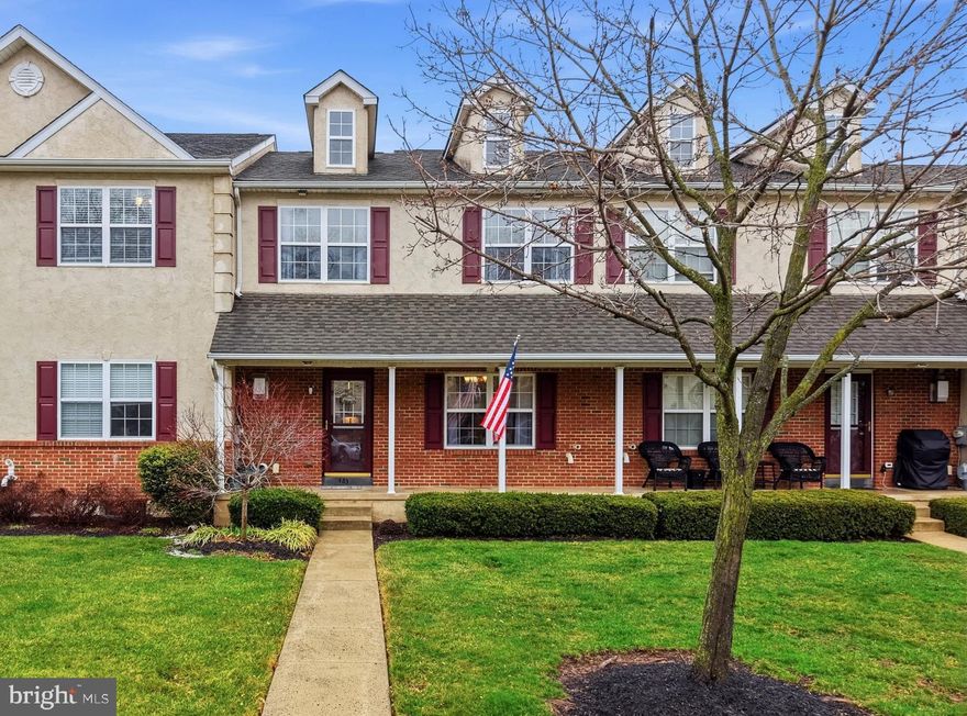 Freshen up your lifestyle this spring with this beautiful townhome in Cliffside Manor. Offering a blend of comfort and convenience, this home features 3 bedrooms, 2.5 baths and gleaming hardwood floors throughout the first floor adding warmth and elegance.  The main level includes a fireside living room, formal dining room, powder room and kitchen with granite countertops, gas cooking, built in microwave, refrigerator, dishwasher and cozy breakfast area.
 The second floor is very spacious and includes a large primary bedroom with an en-suite bath, two additional bedrooms, hall bath, laundry area and great closet space! The attached one car garage and full unfinished basement offer more storage than most people will ever need.  
The community is small and offers excess parking for family and friends and a park/playground being  just steps away. Enjoy the unsurpassed location featuring long-distance views of the Bucks County countryside while still only minutes away from shopping and dining in Dublin, Perkasie and Doylestown. This home reflects true pride in ownership and is sure to win your heart!