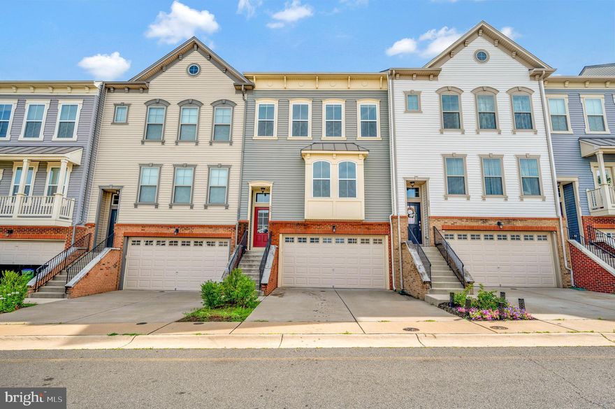 Beautiful garage townhome in sought after Embrey Mill! You will enjoy all the upgrades this property has to offer. You will love the wood flooring on the main floor. Kitchen is loaded with beautiful cabinets, stainless steel appliances and a built in pantry. Island with bar stool area. Area to place a 6 seat table . Sliding door that leads to a maintenance free deck to enjoy the outdoor area. Great living room space and powder room. Upper level has 2 secondary rooms with hall full bath . Primary bedroom with walking closet and en-suite bathroom. Lower level has full bath and large recreation room. Back door leads to stamped concrete patio, grassy area and fully fenced yard. Sidewalk neighborhood with community pool, walking trails, dog park, tot lots, community garden and so much more. Conveniently located to the highway, schools and shopping area.