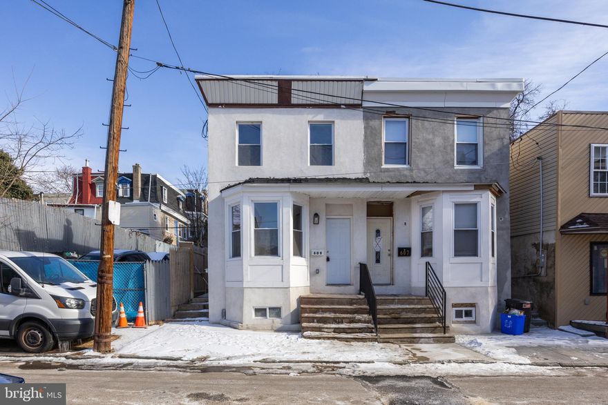 This fully renovated gem offers 1,110 square feet of modern living space, perfectly designed for comfort and style. Step inside and be greeted by the open kitchen-living concept, featuring a brand new kitchen that will inspire your inner chef. With sleek quartz countertops and plenty of cabinets for all your storage needs, meal prep is a breeze.
The home boasts three bedrooms and two completely gutted and redone bathrooms, featuring brand new tile work, quartz countertops, and stylish cabinetry. The primary bedroom is offering its own private bathroom for added convenience. Enjoy the luxury of brand new, high-quality flooring throughout the house, providing a clean and contemporary feel. Natural light floods the space through brand new windows, creating a warm and inviting atmosphere.
Need extra storage? The basement is perfect for stowing away seasonal items or creating a hobby space. For added convenience, you'll find a large washer and dryer on the upper floor, making laundry day a snap. Step outside to the small patio at the back, ideal for backyard BBQs and relaxing evenings.
With a total lot size of 1,100 square feet, this home offers a cozy yet spacious retreat in the heart of Philadelphia. Don’t miss the chance to make 609 Pallas Street your new address!