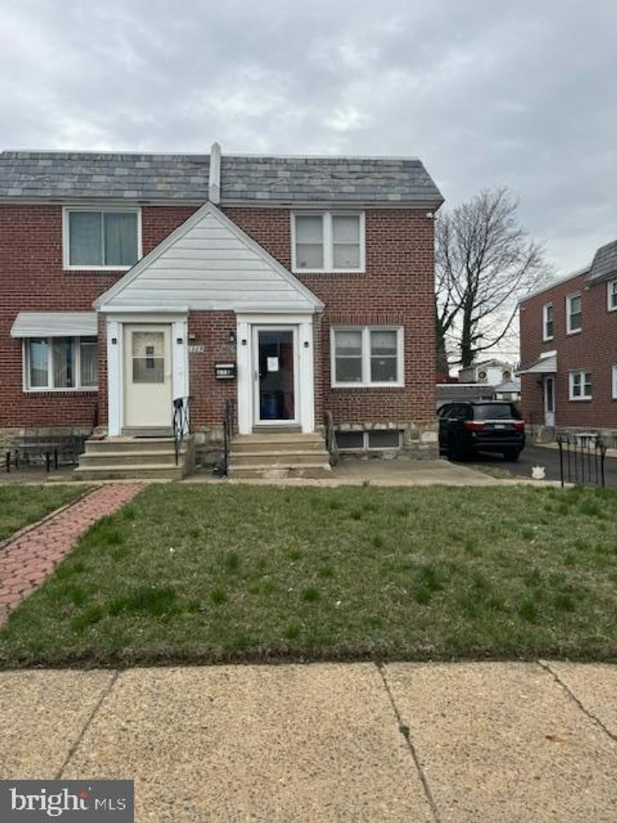 Great deal in the Rhawnhurst Neighborhood of Philadelphia, PA over on 1907 Tustin St, Philadelphia, PA 19152. ﻿It's a 3 Bedroom with 1.5 bath and has 1,323 sq. ft.,  And is currently tenant occupied but will be delivered vacant.  Perfect for investors or savvy buyers.  This property offers endless possibilities: flip it, rent it, hold it, or customize it to suit your vision!