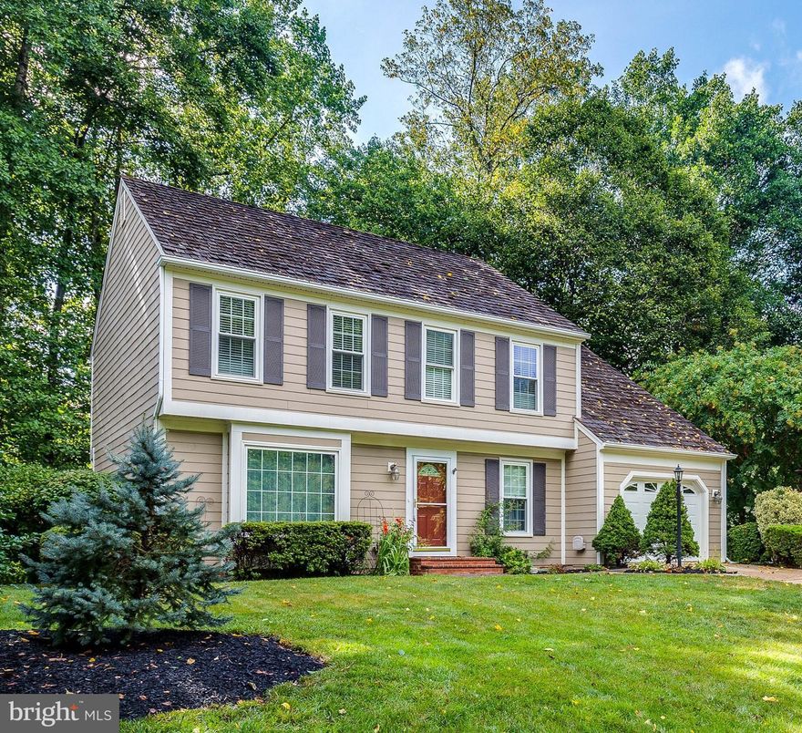 Updated colonial in prime location. Big KIT w/ upgrade cabinets, ctr island, SS, granite and eat-in area. Lots of windows in the bright FR w/FP that opens out to awesome Trex deck! New Hardiplank siding, HVAC system and windows installed in 2008. All updated baths. Finished BSMT + BONUS RM + full bath. Bed 4 can connect to MBED to be used as bonus rm.