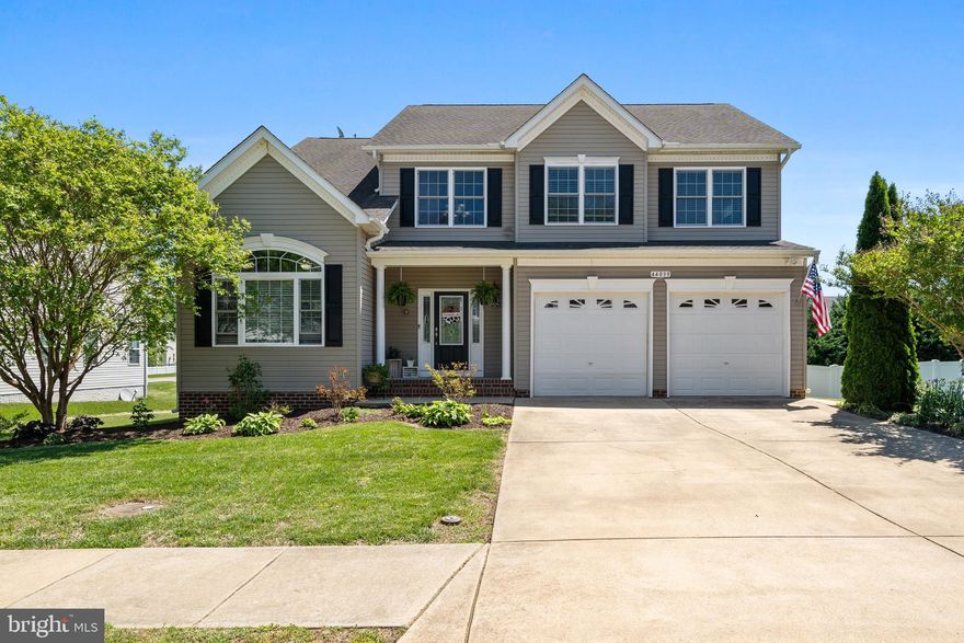 Looking for plenty of space for the whole household? This 5-bed 3 1/2 bath with a fully finished basement, located in the desirable Estates at Joy Chapel, has lots of room, as well as a large, fully fenced back yard. Room for everyone with four bedrooms upstairs, and a 5th bedroom in the finished lower level. The spacious kitchen offers granite counters, a double wall oven, and a gas stove. The private primary suite features two separate walk-in closets and a huge bathroom with a soaking tub and an oversized shower. The large, level backyard is ideal for a future swimming pool. Great location, easy commute to NAX Pax River, a few minutes to nearby restaurants, grocery stores, movie theater, and a skip and a jump over the bridge to Solomons Island.