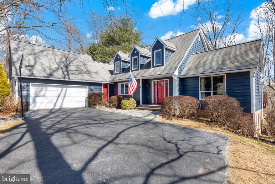 Welcome home to this amazing light filled custom expanded cape cod in sought after Sunshine Acres. This beautiful home sits on a private 2 acre lot nested at the end of the cul-de-sac street. Enter into the large oversized foyer - once you enter you have a large home office/den with access to one of two outside living areas, stunning dining room space that opens up to your gourmet kitchen with extra seating and eat-in space, beautiful family room with wood burning fireplace and access to your screened in porch and deck overlooking your oasis of a backyard, bonus playroom/den off the kitchen with access to a private deck. Main level has an attached 2 car garage, mud room with laundry and extra storage as well as a half bath. Upper level offers 2 secondary bedrooms and updated hall bathroom, an extra library/art/bonus room with access to additional storage. Primary bedroom boasts dual oversized walk-in closet and updated bathroom with dual sink, extra storage space and step in glass shower. Lower level offers an open entertainment space with wet bar, walk out basement access + bedroom with egress window. The backyard has an open grassy area as well as plenty of trees to roam and explore!