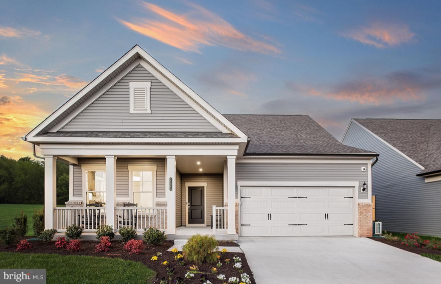 The Abbeyville floor plan at Montebello, a 55+ gated Del Webb community, is a low-maintenance, one-level home that is perfect for those who value flow and function. A well-integrated kitchen, dining area, and gathering room support entertaining during the holidays and everyday living.  An adjacent flex room serves as an ideal space for an office or cozy den.  A full guest suite at the front of the home provides the privacy your guest’s desire. This 1,676 square foot, single-family home features 2 bedrooms and 2 bathrooms, and a Sunroom for additional entertaining space.  Customize the Abbeyville home design with the interior finishes you desire--such as, quartz or granite countertops, cabinetry, and flooring.  You will have numerous opportunities to stay active with the variety of clubs and amenities at Montebello. The Guilford House will be the social hub of the community and boasts 14,000 square feet of endless opportunities.  Enjoy an outdoor pool with shade cabanas & lounge seating, an indoor pool & spa, social hall with a demonstration kitchen, game room, movement studio, fitness room, craft room, and cards room with a bar area.  Here, you’ll also find the onsite Lifestyle Director who will assist residents in creating a fun & social environment at Montebello!  New friends and new passions await you in this 55+ community.