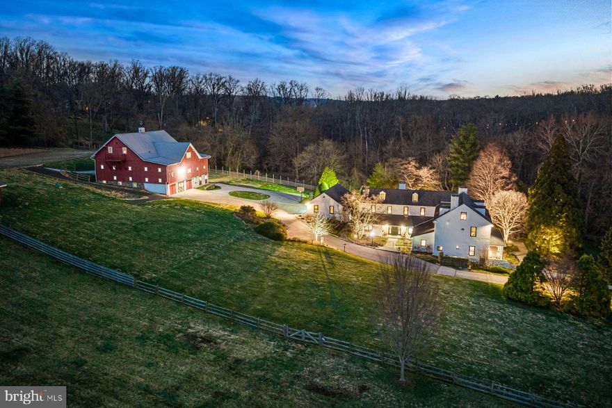 WOW!! This breathtaking 5.9-acre property will spellbind you the minute you pull through the custom crafted entrance gates and take in the expansive, private views of the green lawns, stunning trees, colorful gardens and picturesque historic residence with a fabulous 5-stall horse barn. The beautiful 3.2- acre vacant parcel to the left of the driveway is also available and separately listed for $2,000,000. Rare opportunities like this seldomly present themselves in this coveted enclave of Gladwyne, with these 2 stunning combined 9-acres being available at the same time that 1225 Country Club Road, set on a spectacular 12.65-acre potentially subdividable lot, is also for sale and separately listed for $7,995,000.   
The absolutely charming, sun-filled historic home, originally constructed as the Llewellyn Homestead in 1716, was thoughtfully renovated and tastefully expanded in 1992, seamlessly blending all of the original architectural materials, original flooring, walk-in fireplace, millwork and moldings with an open concept floorplan throughout the everyday living spaces.  The timeless gourmet kitchen with eat-in island,  double gas Viking range with 6-burner cooktop, 36" SubZero refrigerator, separate 36" freezer, an enormous walk-in pantry with plentiful shelving and cabinetry, adjacent breakfast room with 2 walls of windows and French doors leading out to the expansive terrace and gardens, an inviting family room off the kitchen with vaulted, beamed ceiling and stone fireplace, two generous offices with built-ins and a spacious mudroom/ laundry room off of the oversized  attached 3-car garage. The gracious foyers, light filled original living room with original wide plank floors, moldings and millwork, open views of the grounds, fabulous library and gracious dining room also flow easily for every day living and easy entertaining. Two staircases lead up to the spacious second floor featuring a spacious primary suite with sitting area with custom built-ins, fireplace, 2 walk-in closets and primary bath with whirlpool tub, oversized shower and double vanity, the second bedroom with bright windows offers an en-suite bathroom and the 3rd and 4th bedrooms share a convenient Jack and Jill bathroom. The charming 3rd floor offers 2 additional large bedrooms with original, restored pine floors  and a vintage style full bathroom with the dry lower level provides flexible finished space for an exercise room or media space as well as lots of storage. There's more!! Seize the rare opportunity to own this incredible home as well as the stately 5-stall horse barn in the rear with breathtaking loft, easy to finish as the ultimate gentleman's equestrian oasis, car collectors showroom or fabulous party barn. The opportunities are endless, all in this coveted, Gladwyne location, close to renowned public and private schools, all forms of transportation, restaurants, shopping, Center City Philadelphia and more!! A true treasure in every way!!.    


** Also available is an absolutely stunning 3.21- acre parcel set to the left side of the gated entrance to 701 Conshohocken State Road.  This lot is only available with the purchase of 701 Conshohocken State Road, totaling, and would offer an overall property size of 9.21 acres. 

**These two parcels are also adjacent to 1225 Country Club Road, which is separately listed and features a fabulous custom- built residence, stunning out buildings and pool, set on 12.65 potentially sub-dividable  acres. All 3 parcels in totality present a rare opportunity to purchase a breathtaking 21.86 acre estate setting.