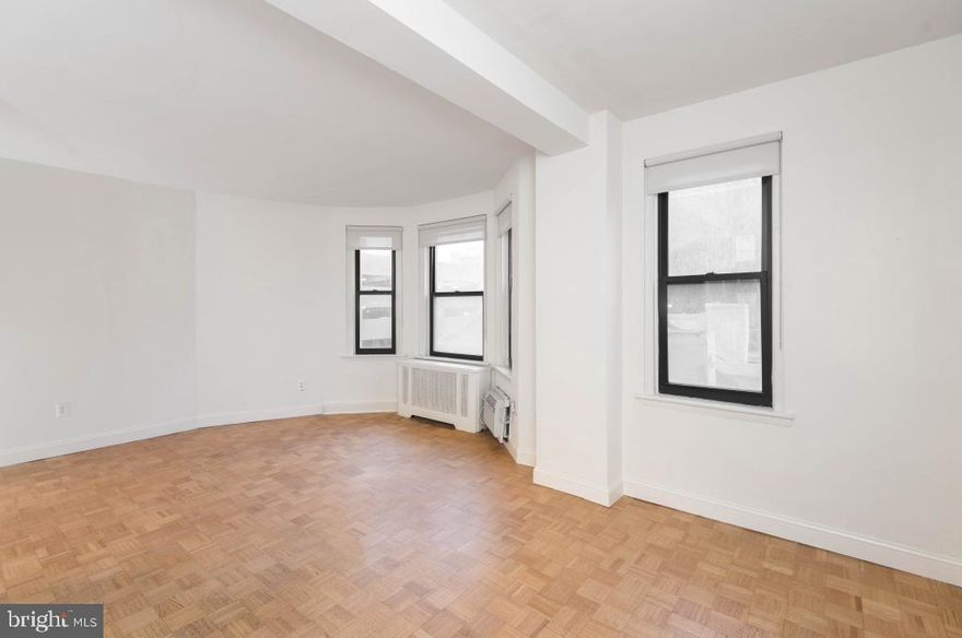 Welcome to The Midtown, a HISTORIC BUILDING that blends timeless charm with modern living. This spacious, light-filled studio apartment offers an INCREDIBLE VALUE in a prime location. The building features bright, generously sized apartments with HUGE WINDOWS that flood the space with natural light, showcasing breathtaking views of the city. You'll also find plentiful closet space, remodeled kitchens with modern appliances (certain units), and stunning HARDWOOD FLOORING throughout. There are various layouts and some apartments are equipped with bay windows, adding to the character and appeal, while the all-tile bathroom provides a sleek and stylish touch. Plus, hot water is included in the rent. Convenience is a key feature of this building, with an electronic entry system, ON-SITE LAUNDRY FACILITIES, and an online resident portal for easy rent payments and work order submissions. The building is PET-FRIENDLY, making it a great option for animal lovers. The location is also ideal for students and professionals, as it is CLOSE TO MAJOR UNIVERSITIES like Drexel University, the University of Pennsylvania, Thomas Jefferson University, Temple University, and the University of the Arts. Living in Midtown Philadelphia means enjoying a vibrant and exciting lifestyle. Known for its renowned restaurants, bustling nightlife, and cultural hotspots, this area offers everything you could want and more. Just steps away from some of the city’s best culinary experiences, including spots like Double Knot, Morimoto, Giorgio on Pine, The Capital Grille, Oyster House, Fat Salmon, and Little Nonna's, you’ll never run out of new places to explore. The area is also home to numerous local attractions, including RITTENHOUSE SQUARE, the Philadelphia Museum of Art, The Franklin Institute, Walnut Street shopping, and the scenic Benjamin Franklin Parkway. For those who enjoy the hustle and bustle of city life, this is the perfect place to be. TRANSPORTATION IS A BREEZE with easy access to the Market East SEPTA station, SEPTA bus routes, and major highways like I-95 and I-76, making commuting and getting around the city incredibly convenient. Whether you’re enjoying the local culture, dining at top restaurants, or exploring the city’s vibrant neighborhoods, The Midtown offers the perfect balance of modern living, historic charm, and a location that can’t be beat. The photos provided are of a model unit.