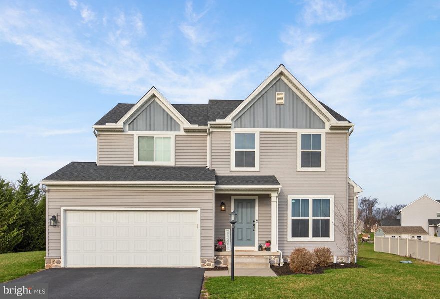 Welcome to 52 Holly Ct, located in the desirable Hampton Heights community just outside of East Berlin. Situated on a spacious 0.46-acre lot, this well-maintained home offers 4 bedrooms, 2.5 bathrooms, and over 2,000 square feet of comfortable living space.  Built in 2018, the home combines modern construction with a functional layout designed for both everyday living and entertaining. The main level features an inviting living area, a bright and open kitchen, and a dedicated dining space, creating a natural flow throughout. Upstairs, you’ll find generously sized bedrooms, including a primary suite complete with a private bath.
Step outside to a patio just off the home—perfect for relaxing or hosting gatherings—while enjoying the expansive backyard. The nearly half-acre lot offers plenty of space for outdoor activities and future possibilities.  Additional highlights include a full, unfinished basement, providing excellent storage or the opportunity to create additional living space to suit your needs.  Conveniently located near local amenities, schools, and commuter routes, this home offers the perfect blend of comfort, space, and potential. Don’t miss your opportunity to make it yours!