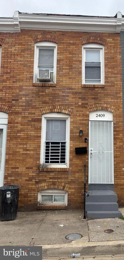 Townhouse For Sale - 2409 Christian Street<br/> BALTIMORE, MD 21223