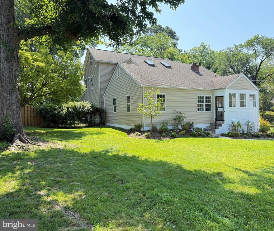 Don't be fooled by the facade of this home on a huge level 1/4 acre lot.. An addition seamlessly added to the back of the home is barely visible from the front keeping the original charm of the home and neighborhood but affording 3,156 square feet of living space. That includes 2 bedrooms and full bath on the main level and three bedrooms and three full baths on the upper level. There is also a nursery or in home office off of the Primary bedroom. The HUGE family room addition with gas fireplace and a large breakfast room has two sets of doors that lead out out decks overlooking the expansive yard. One of the decks is screened in . The kitchen is 18 x 17 with a center island featuring gas cooking and a breakfast bar. A huge pantry off to the side is also a laundry room. The back wall of the kitchen is floor to ceiling cabinetry. Minutes to Mosaic district and Dunn Lorring metro. Conveniently tucked away in Tremont neighborhood but easily accessible commuting routes such as Rt 50, Lee Highway, I495 and I66.