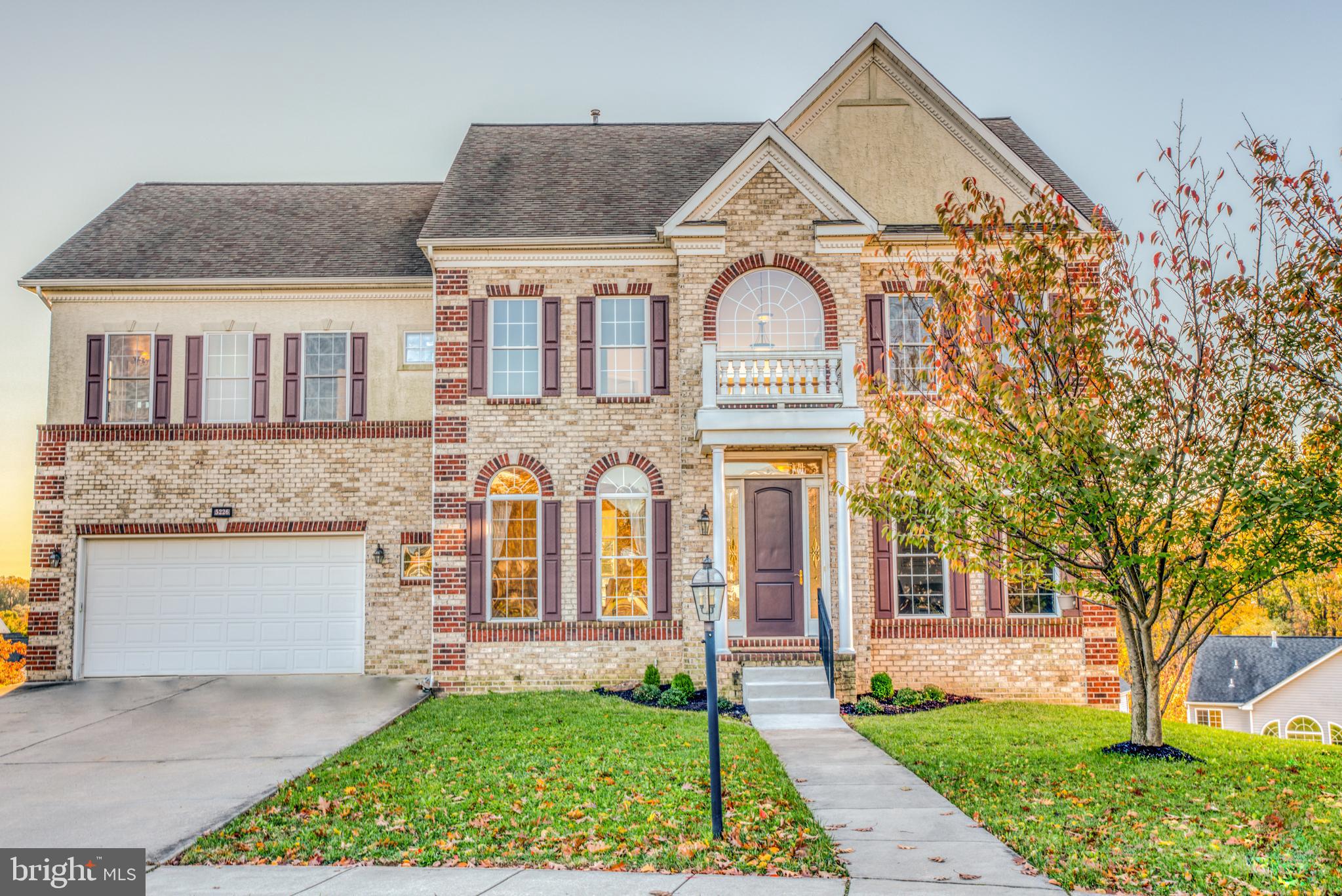 Perfection found in Perry Hall! This 4-bedroom, 3.5-bathroom brick-front Colonial will impress the pickiest buyer. From stately interior columns that accent a large formal dining room with beautiful moldings and windows, to the dramatic 20 foot ceilings in the living room, and first floor den/office, you ll be wowed at every turn. The gourmet kitchen boasts hardwood floors, cherry wood cabinets, granite counter tops, breakfast bar, a double sink, and stainless steel appliances, including the coveted double oven. Upstairs, spread out in a spacious suite fit for a king and queen with a deluxe master bath, and take advantage of three additional bedrooms. The large unfinished basement holds more than your things, it holds the possibilities of whatever you can dream man cave, rec room, additional bedroom? With parking for up to six cars in the quiet cul-de-sac location, there are great play areas including swimming at the Moores Meadows neighborhood pool. Walk to the neighborhood schools and enjoy the convenience of proximity to all of Perry Halls shopping and dining amenities. This home has fresh paint and new carpet throughout and is completely turnkey. It just needs you.