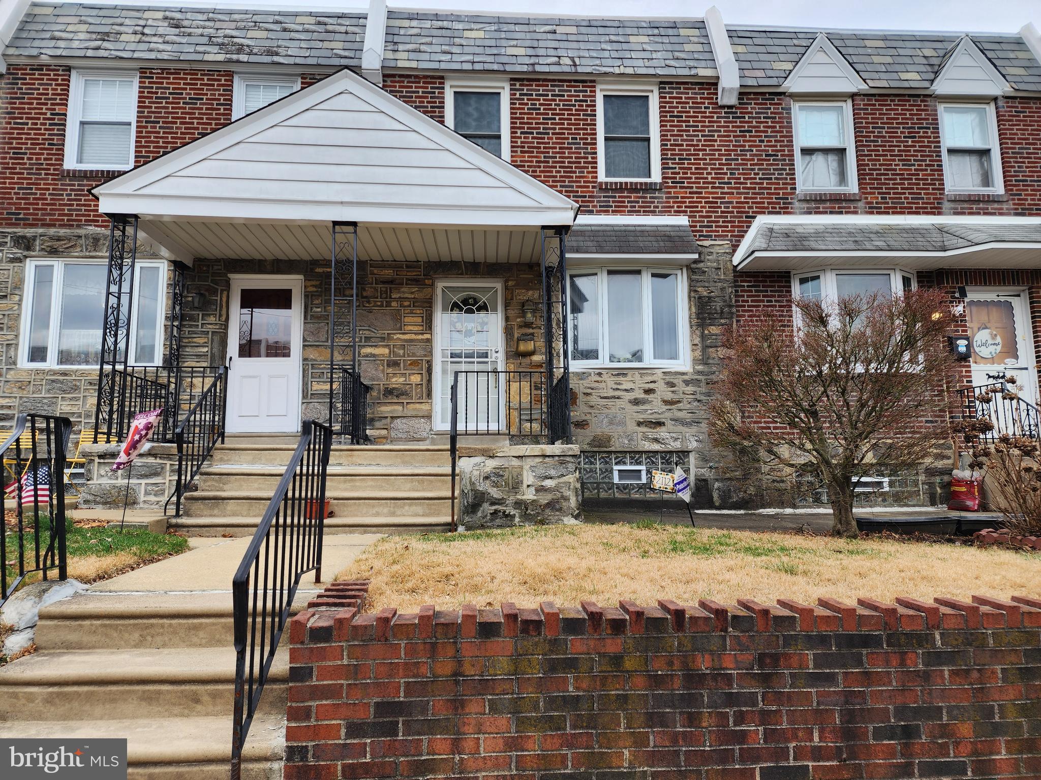 Beautifully maintained large townhome with Central Air on fantastic block tucked away from thru traffic. Main level features include Custom Textured paint, newer carpet, newer range & wall-oven. Oak French doors lead to a large deck with removable covered awning where you can enjoy a peaceful setting or host large gatherings. Upper level features large primary bedroom with 3 closets, 2 additional bedrooms and bathroom. The finished lower level with half bath is great for those rainy day parties. There aren't many places in Philly with this setting so don't miss out.