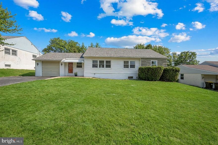 Welcome to 110 Monroe Road in the Henderson Park neighborhood in King of Prussia.  Set on a quiet residential street, this home features a traditional single-level layout with a spacious living room that opens up to an eat-in kitchen.  The converted breezeway is currently used as a mudroom/office .  Down the hall are 3 comfortably sized bedrooms and a full bath.  The basement is finished and offers an additional 600 sq ft (estimated) of living space.  Built approximately 70 years ago, this home offers solid construction, a timeless layout, a fenced-in backyard, and endless potential.  Conveniently located near major highways, shopping, dining, and all that King of Prussia has to offer, this is a wonderful opportunity to invest in a highly desirable area.