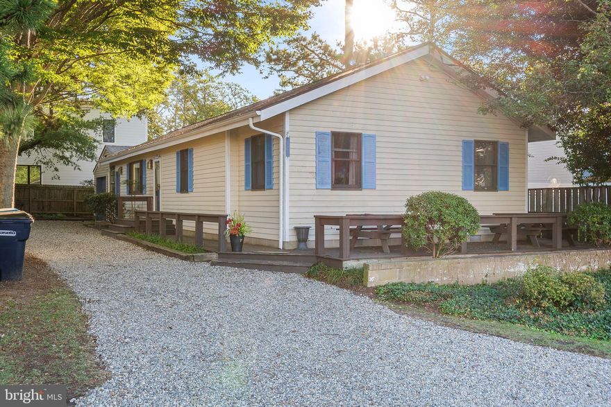 Just Two Blocks from the Beach on a Fee Simple Lot – Stylishly Updated 4-Bedroom Ranch

Welcome to this beautifully maintained 4-bedroom, 2-bath ranch-style home, ideally situated just two blocks from the beach. Whether you're seeking a serene getaway or a full-time residence, this thoughtfully updated home delivers comfort, style, and coastal charm.

Remodeled about 10 years ago, the home showcases quality finishes throughout, including rich hickory and walnut hardwood flooring, Carrara marble in the bathrooms, and solid interior doors. The custom-designed kitchen is a true standout, featuring striking concrete countertops and ample storage—perfect for entertaining or everyday living.

Additional highlights include a versatile bonus room, ideal for a home office or guest space. The HVAC systems were updated approximately two years ago, and the architectural shingle roof offers lasting durability, installed about 15 years ago, all situated on a conditioned crawl space

Don’t miss this opportunity to own a move-in-ready beachside retreat with timeless upgrades and a location that can’t be beat!