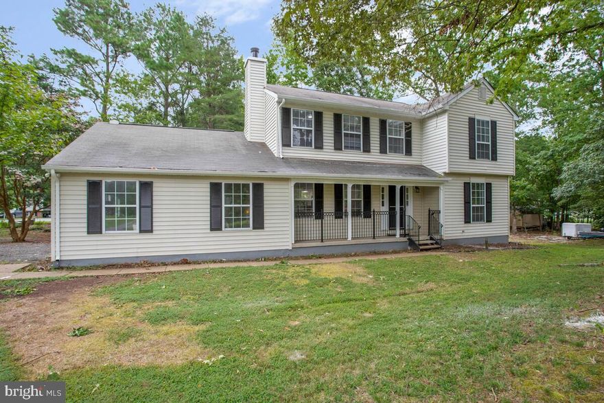 Welcome to your dream home! This fantastically remodeled beautiful home rests on over half an acre of picturesque land, where serene views of lush pasture and farmland await. As you step inside this meticulously renovated residence, you're greeted by well-lit, spacious living, dining and family room areas with an office/den. and remodeled Half bath. The heart of the home showcases a remodeled kitchen boasting granite countertops, pristine white cabinets, and gleaming stainless steel appliances, while the bathrooms exude elegance with their ceramic tile finishes. Upstairs  3 bedrooms, 2 full bathrooms, Master with own remodeled bathroom and walking closet. Spacious and versatile, this home features an additional office/den on the first level, perfect for meeting the modern needs of today's homeowners. Whether you're working from home or seeking a cozy retreat, this flexible space offers endless possibilities! Throughout the home, hardwood floors flow gracefully, complemented by fresh paint. Attached 2-car garage offers additional space for storage or workspace. *New roof will be installed before settlement*Ready to move in!