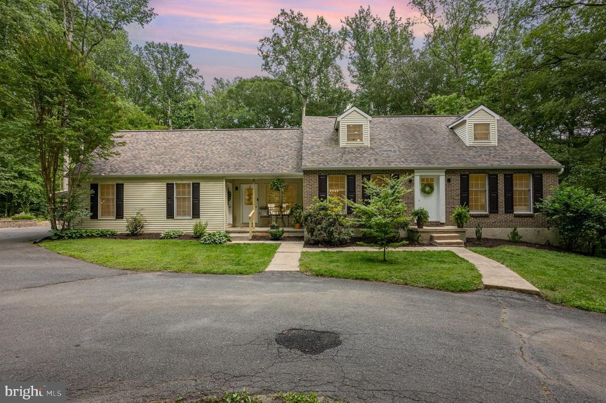 Absolutely stunning 3 bedroom, 2 full bath cape cod style home on a large lot! No detail spared with this one! Enter through the den with new carpet (just off of the garage) or front door into the living room. The dining area features an open feel with views of the kitchen, living room & backyard. Kitchen with generous countertop space and all appliances convey. Full bathroom with a closet containing a stackable washer & dryer, and a main level bedroom with new carpet just a few steps away. The upper level has been recently renovated and features 2 spacious bedrooms and a full bathroom. Beautiful flooring and finishes! One of the upper level bedrooms contains a large walk in closet and recessed areas with the possibility of shelving, etc. The unfinished walkout level basement offers plenty of storage space and a 2nd location for washer & dryer hookup. Relax and entertain in the backyard oasis while you enjoy the in ground pool! Newly planted trees in the backyard! Oversized two car garage and large circular driveway offers plenty of parking. Don’t miss out on this home - SO MUCH TO OFFER! ** Above grade finished sq. ft is an estimate only - buyer to verify **Seller will consider seller concessions with a reasonable offer!