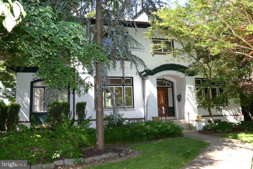 A gracious property with dramatic entry stairs. This property was featured in an article, 'Mansions on Marietta', An Architectural History Tour, in 2008. It is a Mission Revival style and truly a must-see inside. The garage has a second floor and garden room. The attic roof was fully insulated two years ago; newer gas heat and hot water.